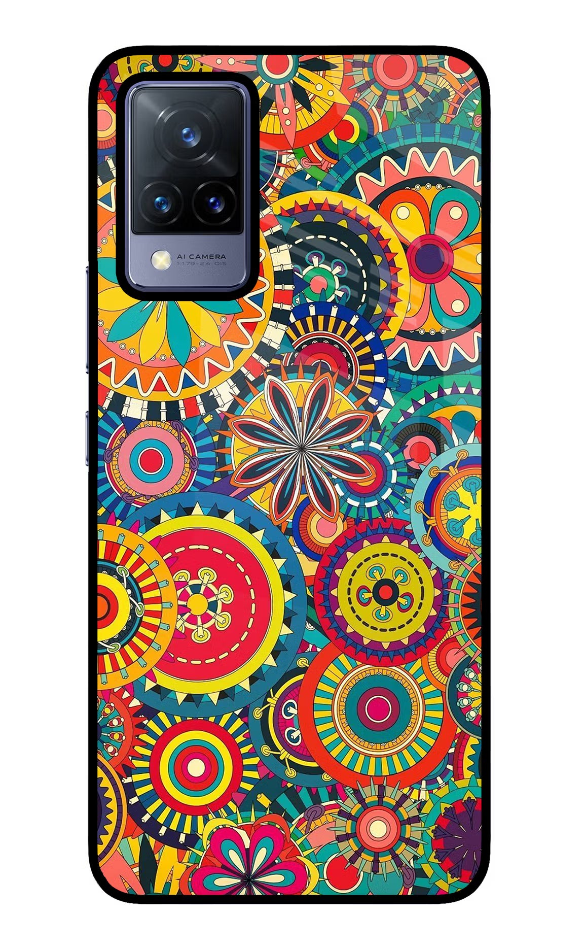 Gol Gol Art Vivo V21 Glass Case - Gol Gol Art Vivo V21 Glass Case Gol Gol Art Vivo V21 Glass Case