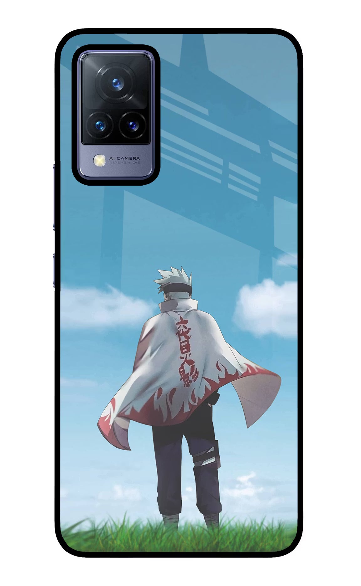 Kakashi Vivo V21 Glass Case - Kakashi Vivo V21 Glass Case Kakashi Vivo V21 Glass Case