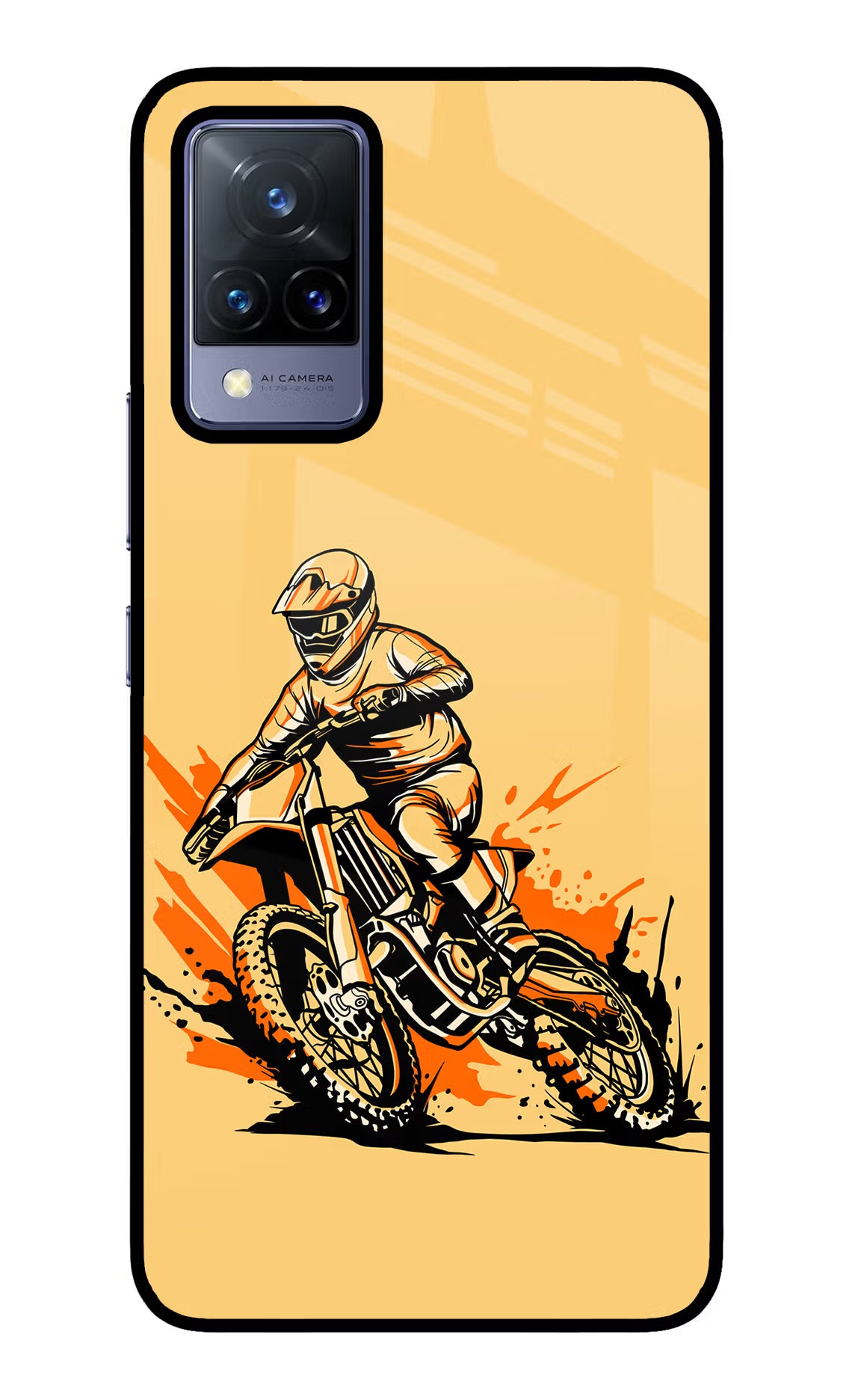 Off-Road Fury Vivo V21 Glass Case - Off-Road Fury Vivo V21 Glass Case Off-Road Fury Vivo V21 Glass Case