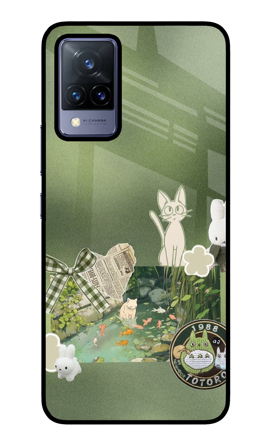 Aesthetic anime Vivo V21 Glass Case - Aesthetic anime Vivo V21 Glass Case Aesthetic anime Vivo V21 Glass Case