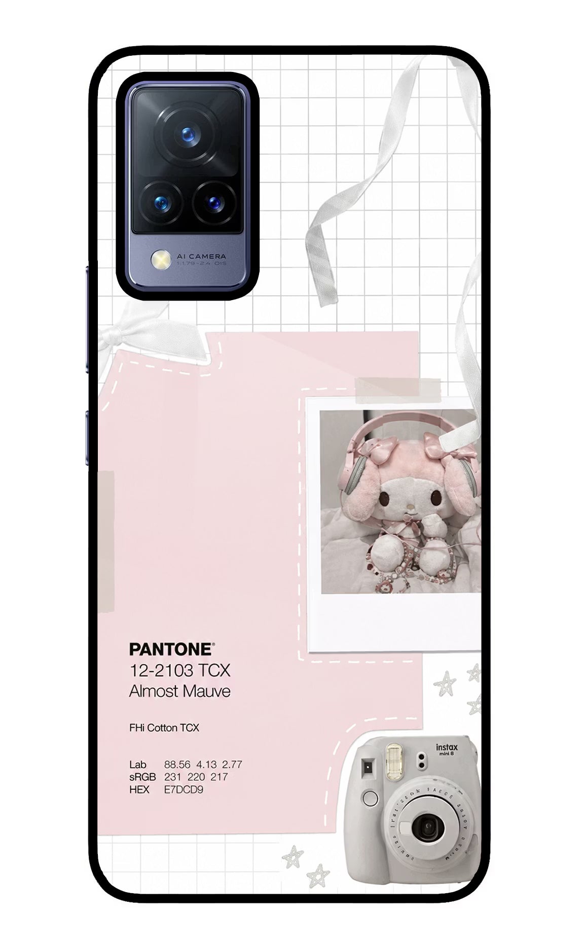 Pantone Asthetic Vivo V21 Glass Case - Pantone Asthetic Vivo V21 Glass Case Pantone Asthetic Vivo V21 Glass Case