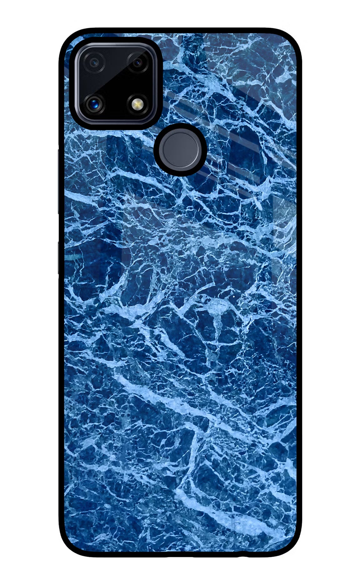 Blue Marble Realme C25/C25s Glass Case - Blue Marble Realme C25/C25s Glass Case Blue Marble Realme C25/C25s Glass Case
