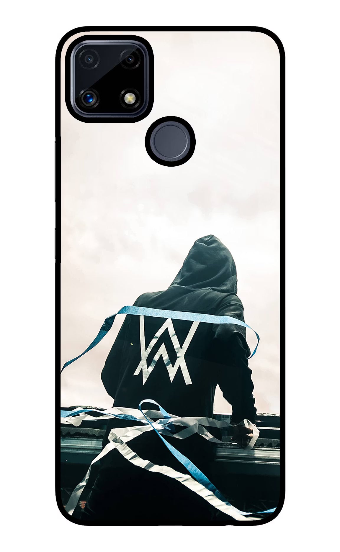 Alan Walker Realme C25/C25s Glass Case - Alan Walker Realme C25/C25s Glass Case Alan Walker Realme C25/C25s Glass Case