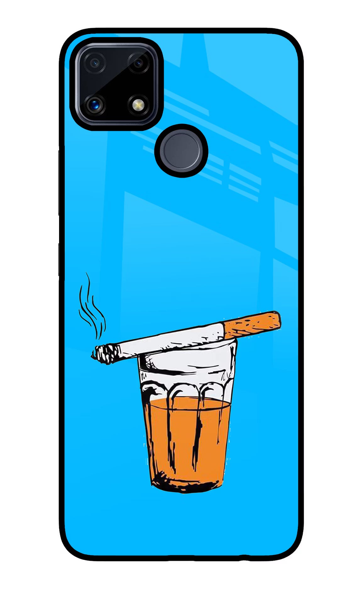 Chai Sutta Realme C25/C25s Glass Case - Chai Sutta Realme C25/C25s Glass Case Chai Sutta Realme C25/C25s Glass Case
