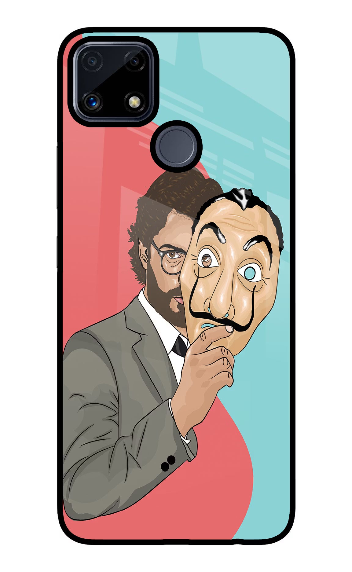 Professor Realme C25/C25s Glass Case - Professor Realme C25/C25s Glass Case Professor Realme C25/C25s Glass Case