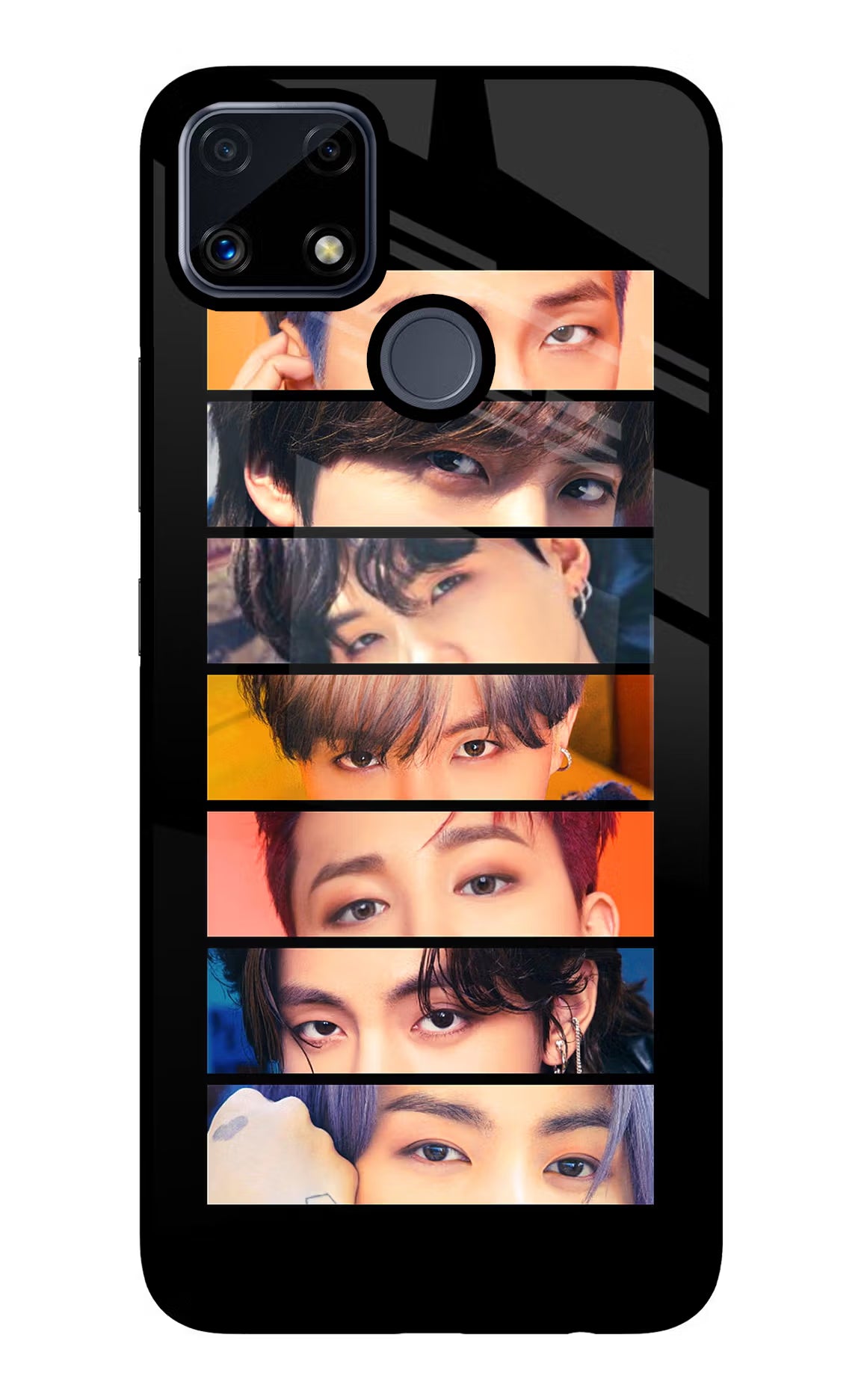 BTS Eyes Realme C25/C25s Glass Case - BTS Eyes Realme C25/C25s Glass Case BTS Eyes Realme C25/C25s Glass Case