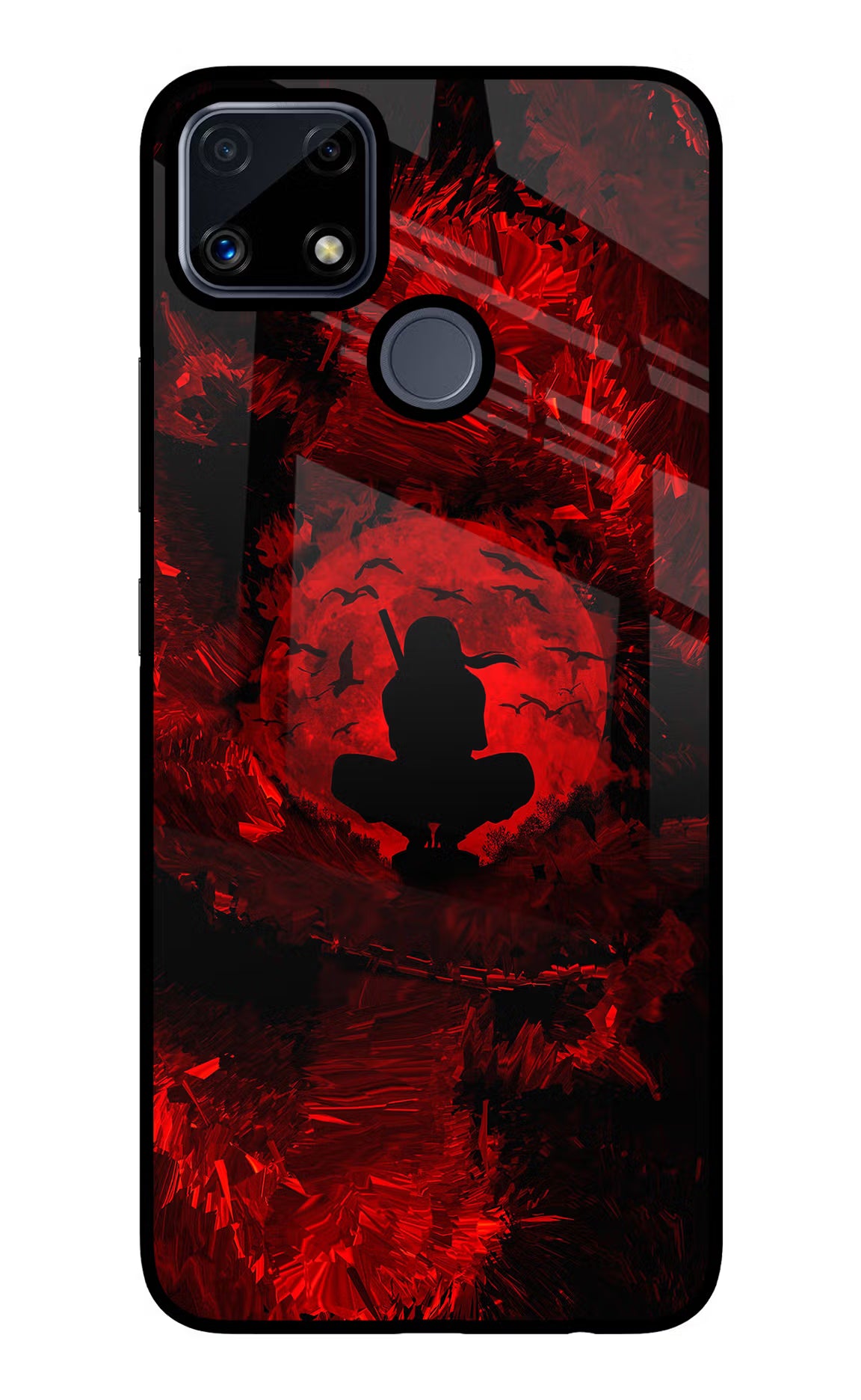 Itachi Uchiha Realme C25/C25s Glass Case - Itachi Uchiha Realme C25/C25s Glass Case Itachi Uchiha Realme C25/C25s Glass Case