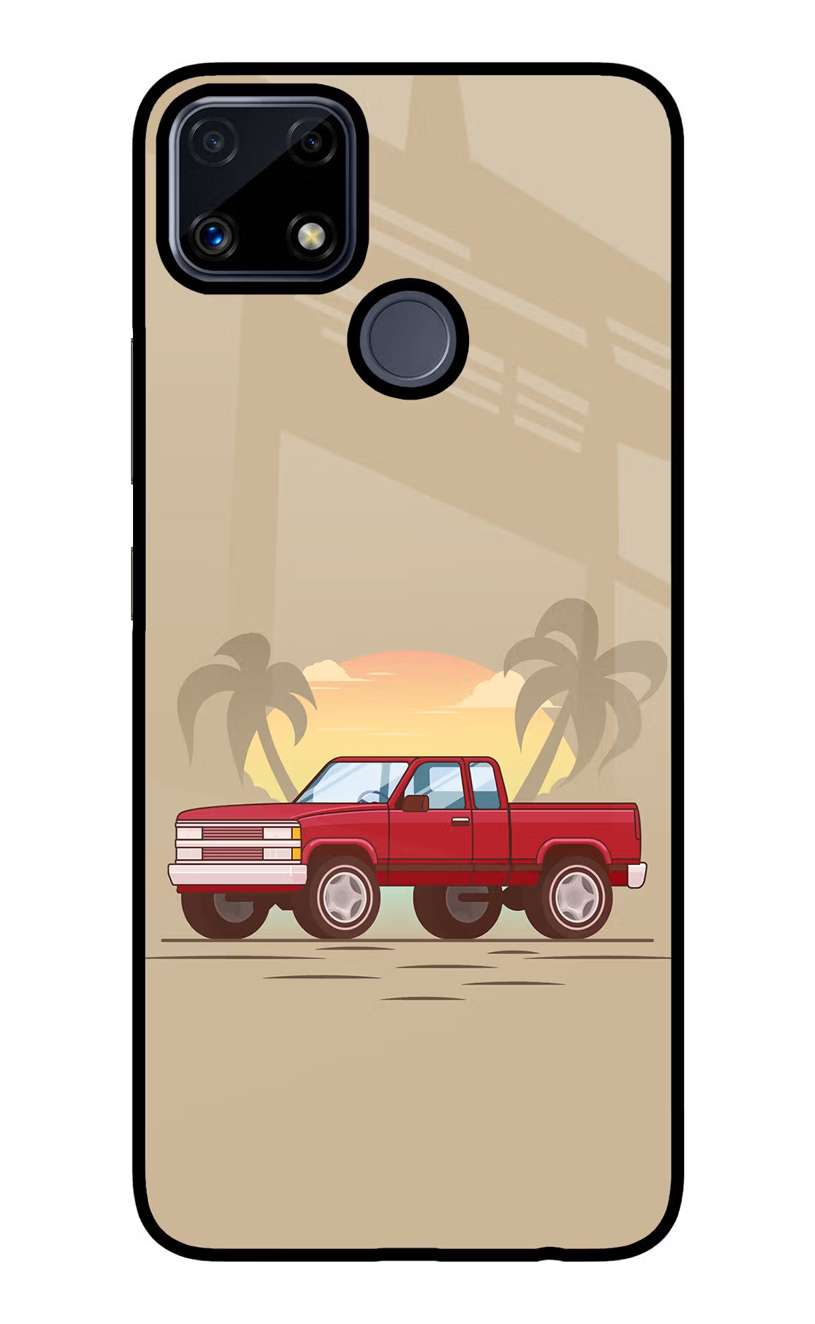 Desert Classic Drive Realme C25/C25s Glass Case - Desert Classic Drive Realme C25/C25s Glass Case Desert Classic Drive Realme C25/C25s Glass Case