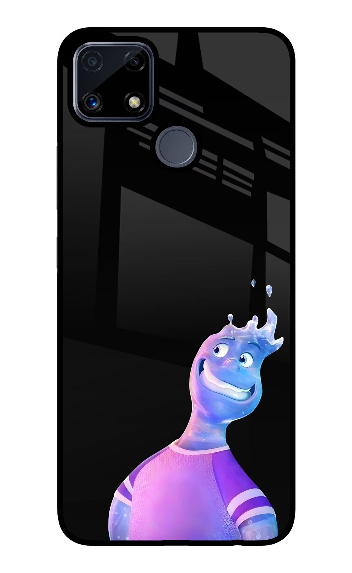 Wade Wave Realme C25/C25s Glass Case - Wade Wave Realme C25/C25s Glass Case Wade Wave Realme C25/C25s Glass Case