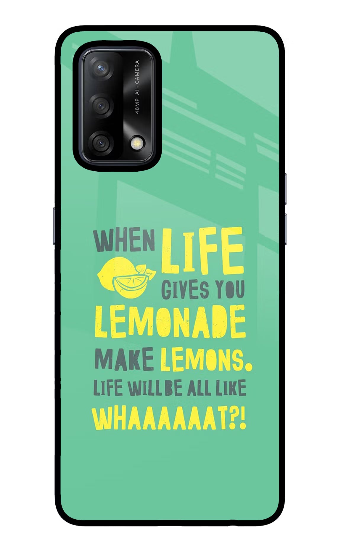 Quote Oppo F19/F19s Back Cover - Quote Oppo F19/F19s Glass Case Back Cover by Casekaro Quote Oppo F19/F19s Glass Case Back Cover by Casekaro