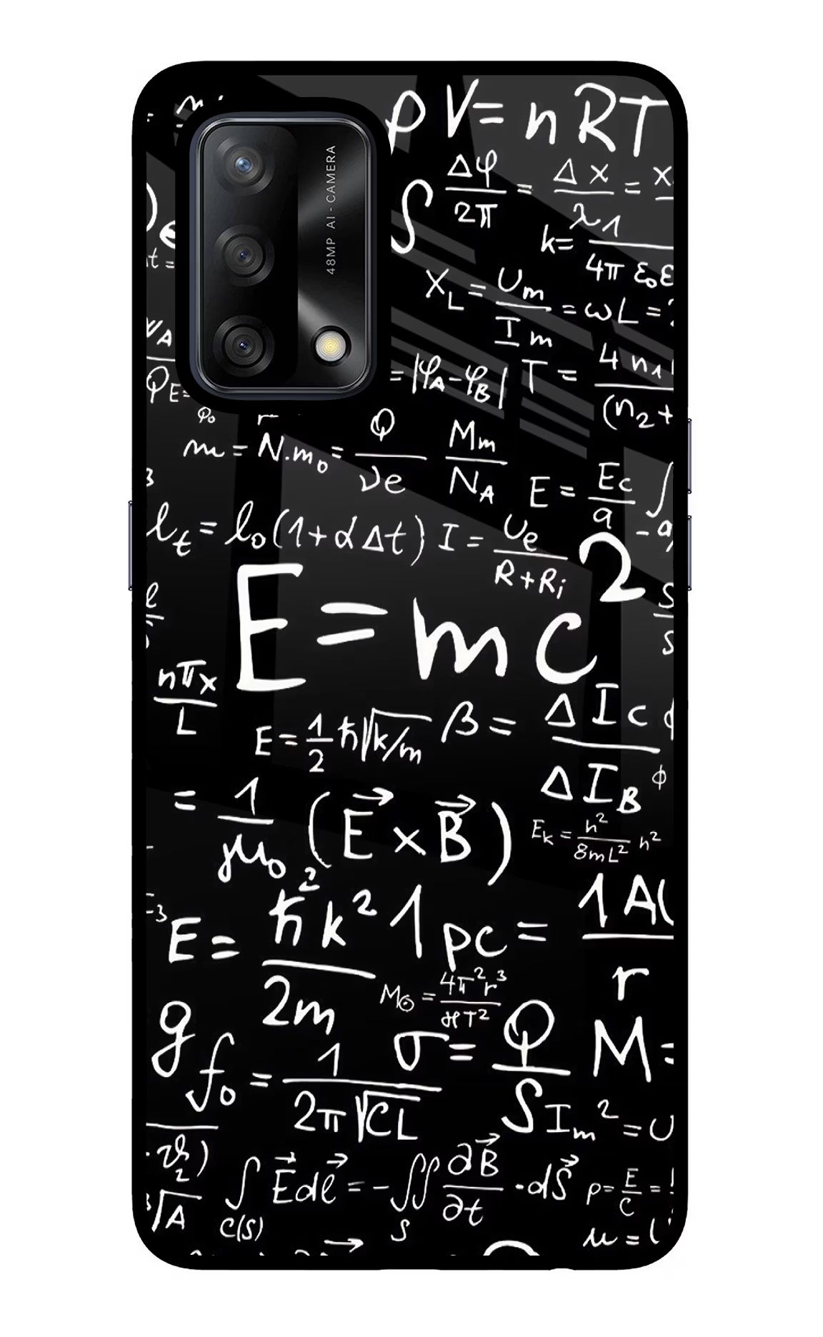 Physics Formula Oppo F19/F19s Back Cover - Physics Formula Oppo F19/F19s Glass Case Back Cover by Casekaro Physics Formula Oppo F19/F19s Glass Case Back Cover by Casekaro