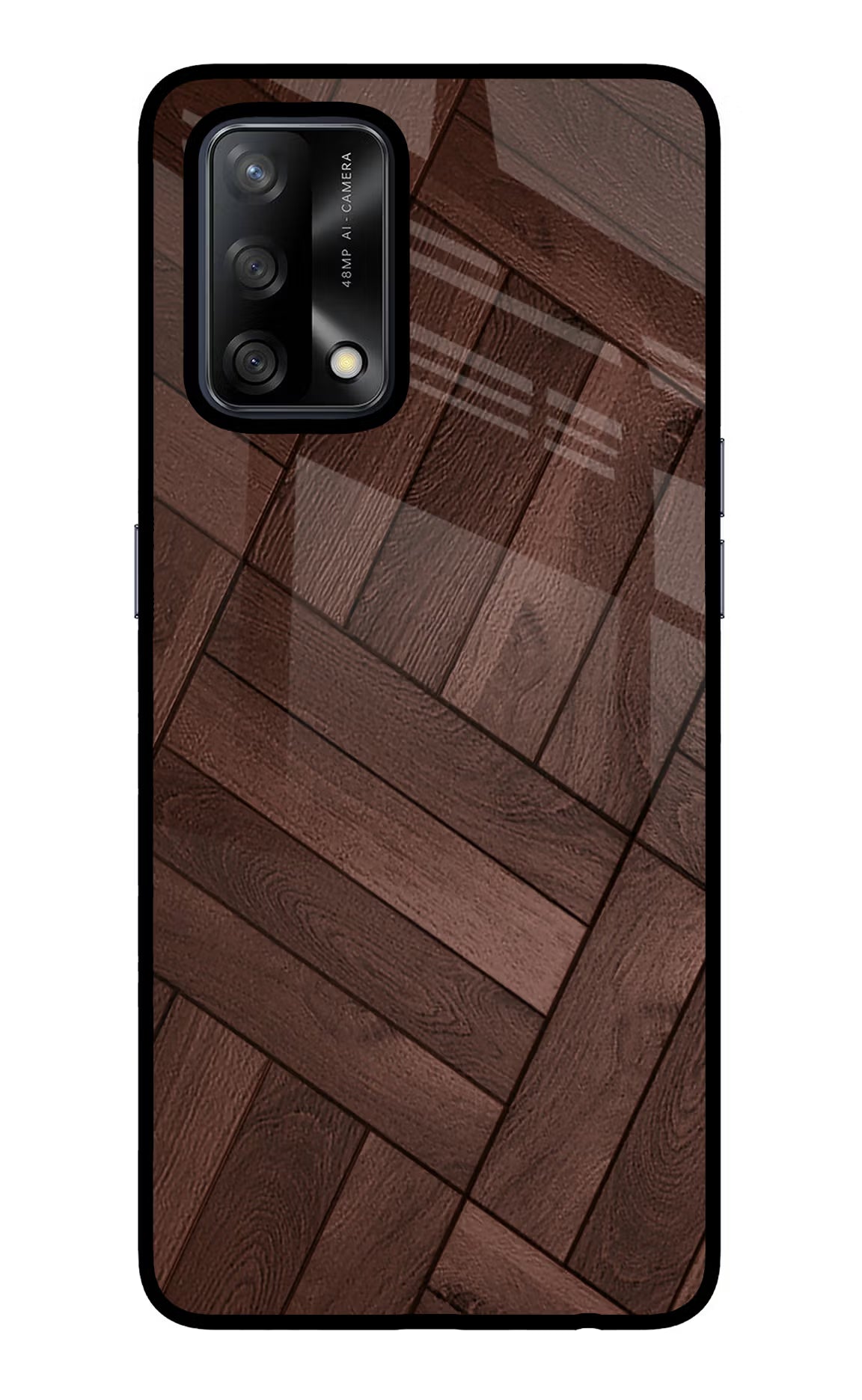 Wooden Texture Design Oppo F19/F19s Back Cover - Wooden Texture Design Oppo F19/F19s Glass Case Back Cover by Casekaro Wooden Texture Design Oppo F19/F19s Glass Case Back Cover by Casekaro