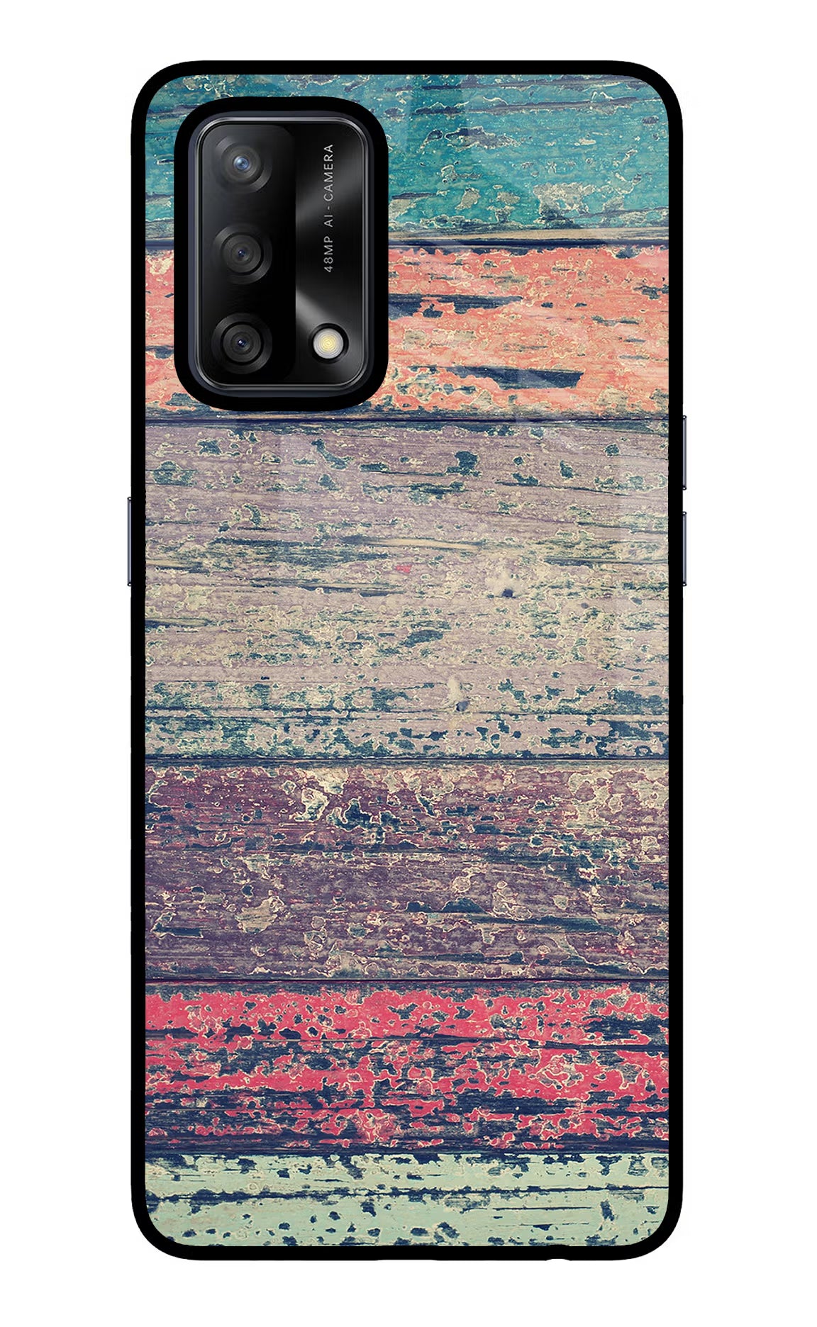 Colourful Wall Oppo F19/F19s Glass Case - Colourful Wall Oppo F19/F19s Glass Case Colourful Wall Oppo F19/F19s Glass Case