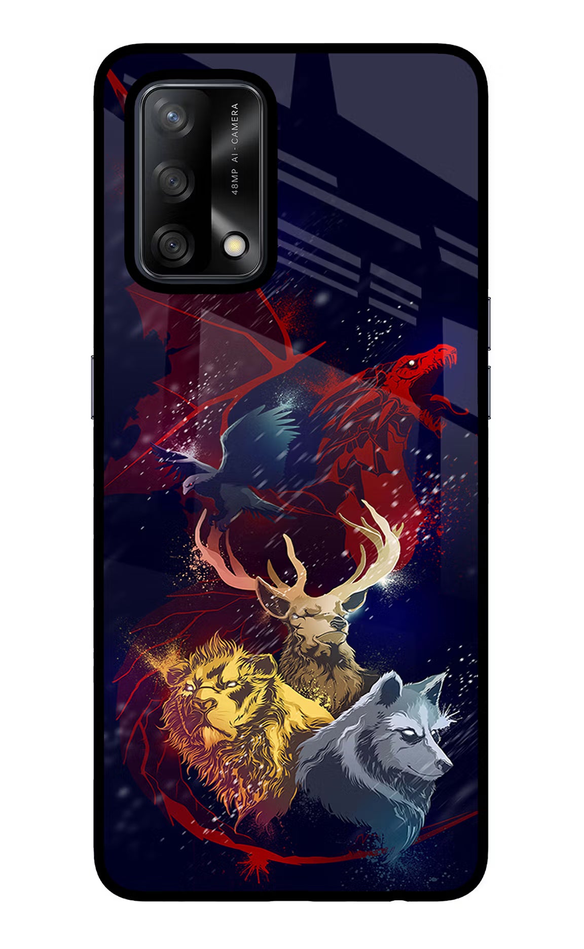 Game Of Thrones Oppo F19/F19s Glass Case - Game Of Thrones Oppo F19/F19s Glass Case Game Of Thrones Oppo F19/F19s Glass Case