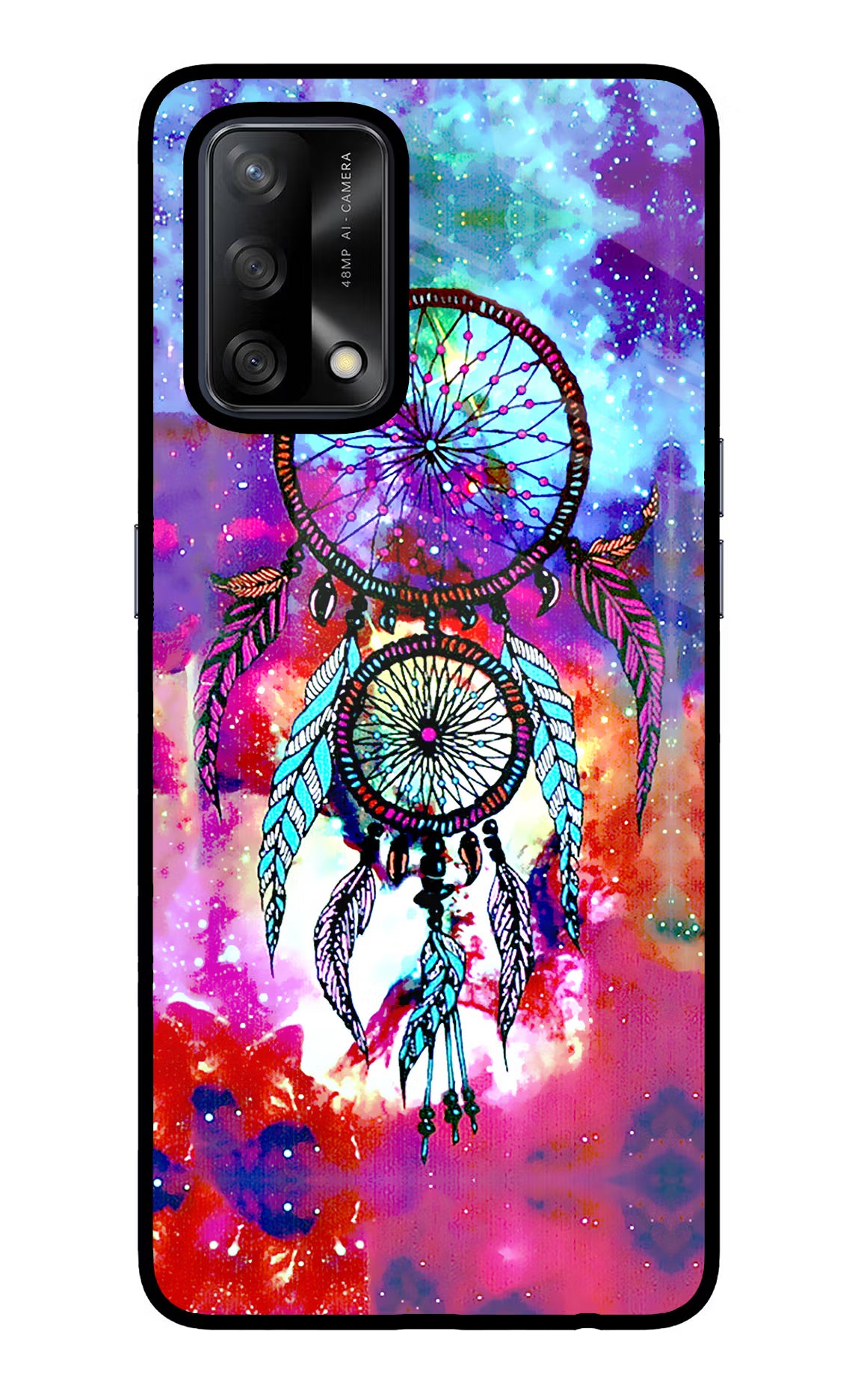 Dream Catcher Abstract Oppo F19/F19s Glass Case - Dream Catcher Abstract Oppo F19/F19s Glass Case Dream Catcher Abstract Oppo F19/F19s Glass Case