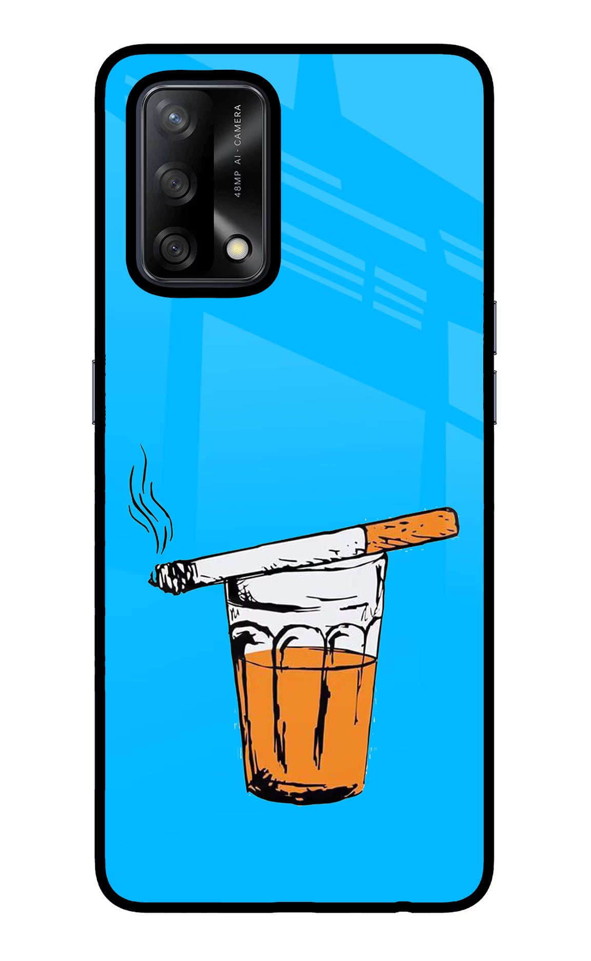 Chai Sutta Oppo F19/F19s Glass Case - Chai Sutta Oppo F19/F19s Glass Case Chai Sutta Oppo F19/F19s Glass Case