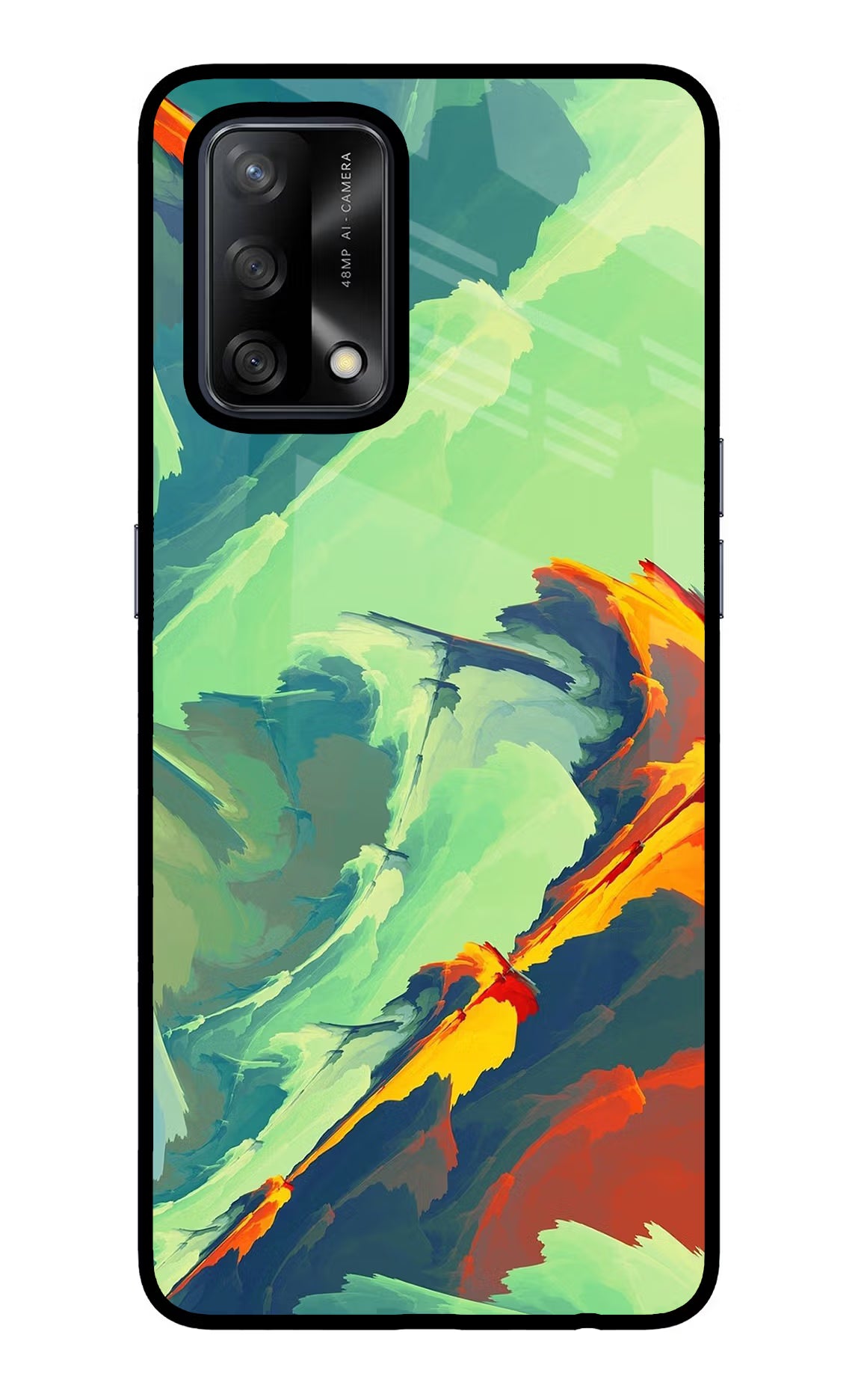 Paint Art Oppo F19/F19s Glass Case - Paint Art Oppo F19/F19s Glass Case Paint Art Oppo F19/F19s Glass Case
