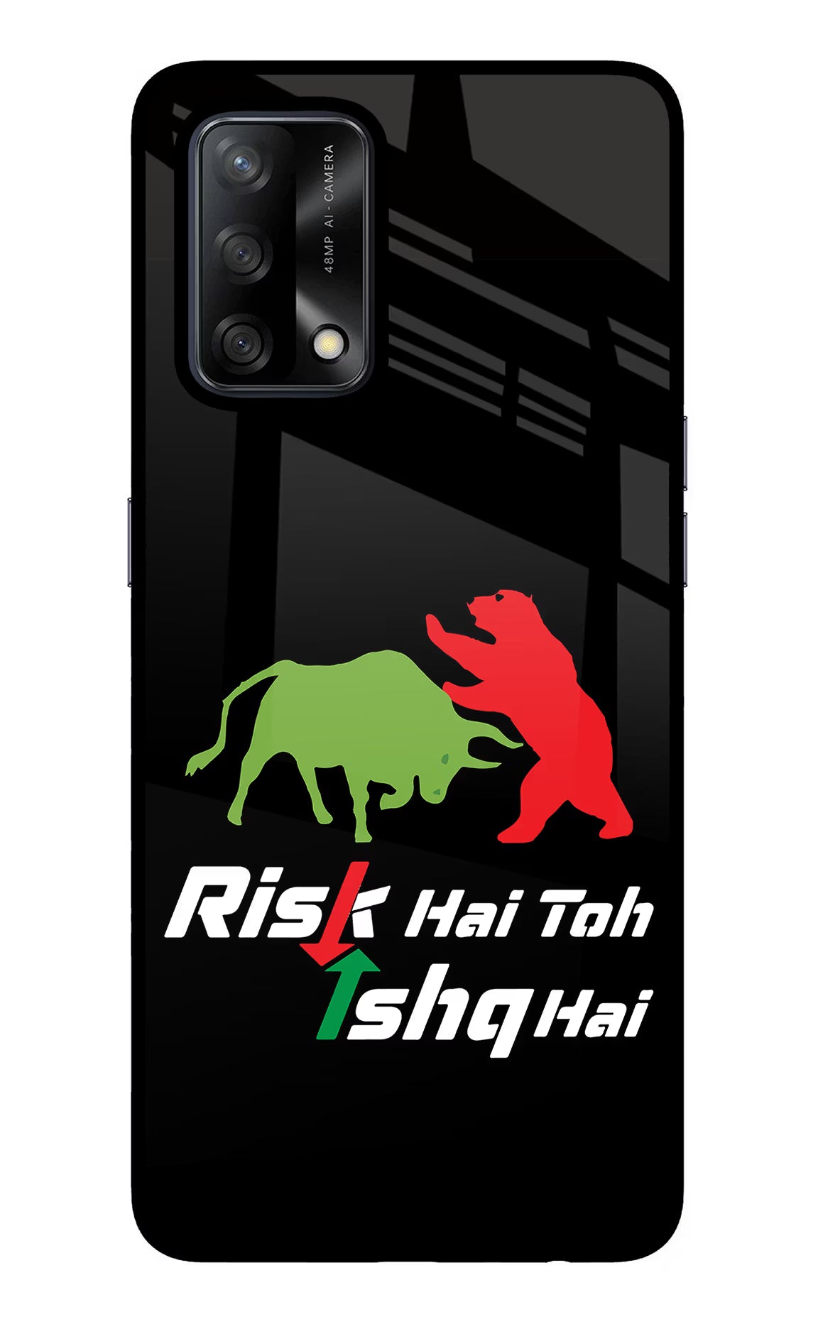 Risk Hai Toh Ishq Hai Oppo F19/F19s Glass Case - Risk Hai Toh Ishq Hai Oppo F19/F19s Glass Case Risk Hai Toh Ishq Hai Oppo F19/F19s Glass Case