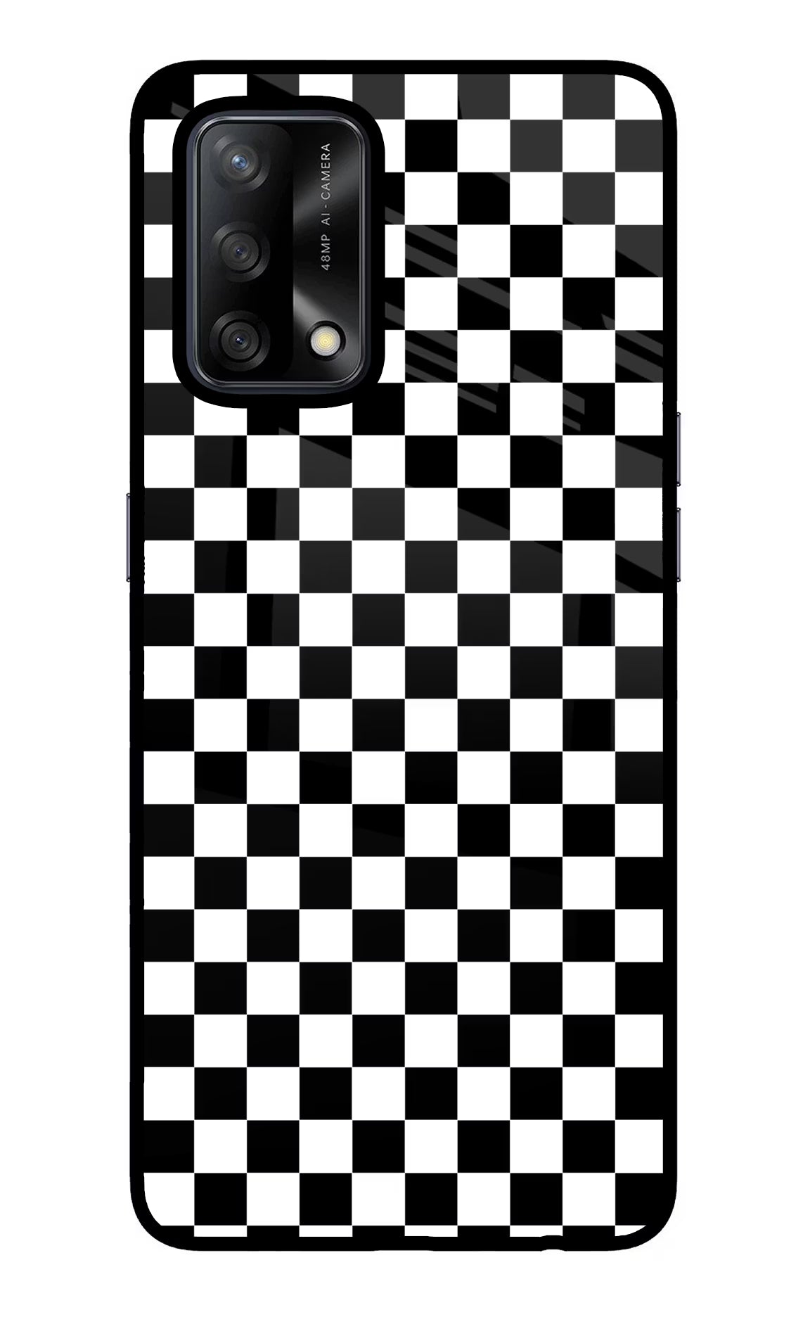Chess Board Oppo F19/F19s Glass Case - Chess Board Oppo F19/F19s Glass Case Chess Board Oppo F19/F19s Glass Case