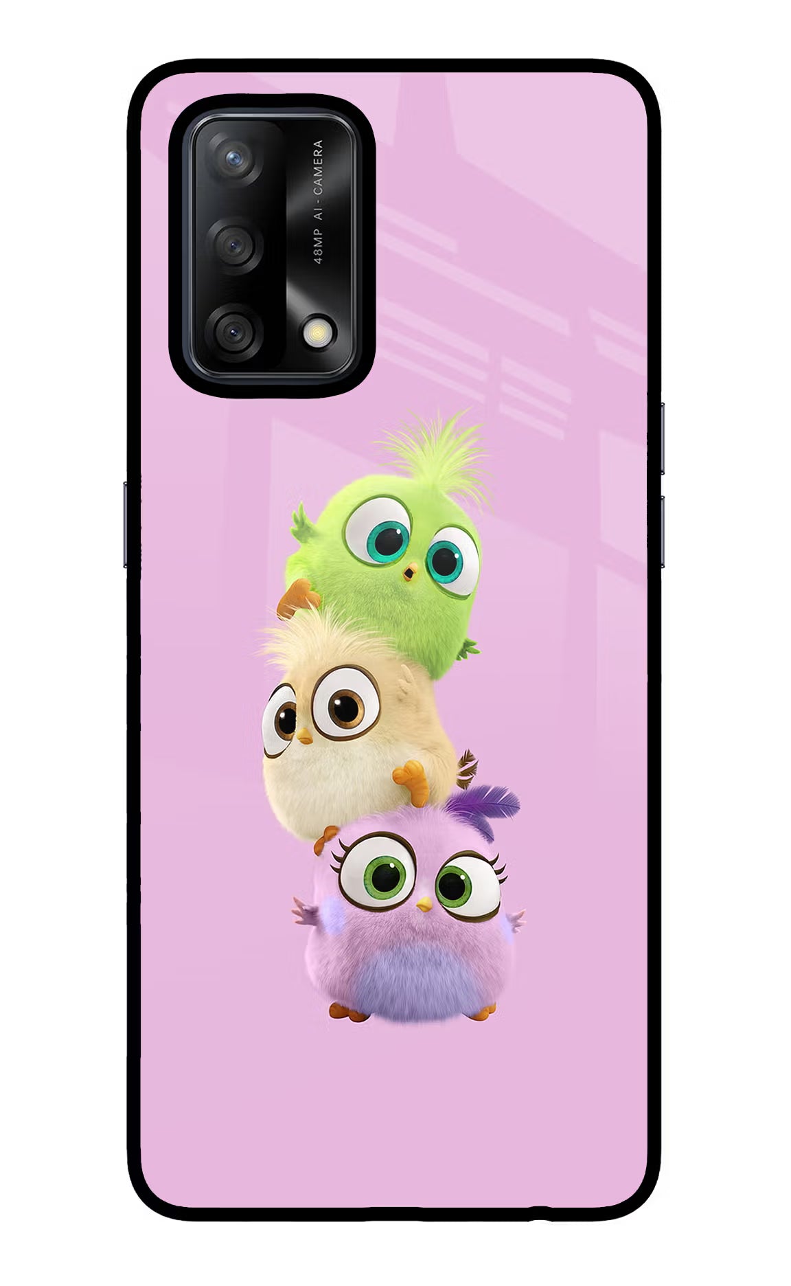 Cute Little Birds Oppo F19/F19s Back Cover - Cute Little Birds Oppo F19/F19s Glass Case Back Cover by Casekaro Cute Little Birds Oppo F19/F19s Glass Case Back Cover by Casekaro