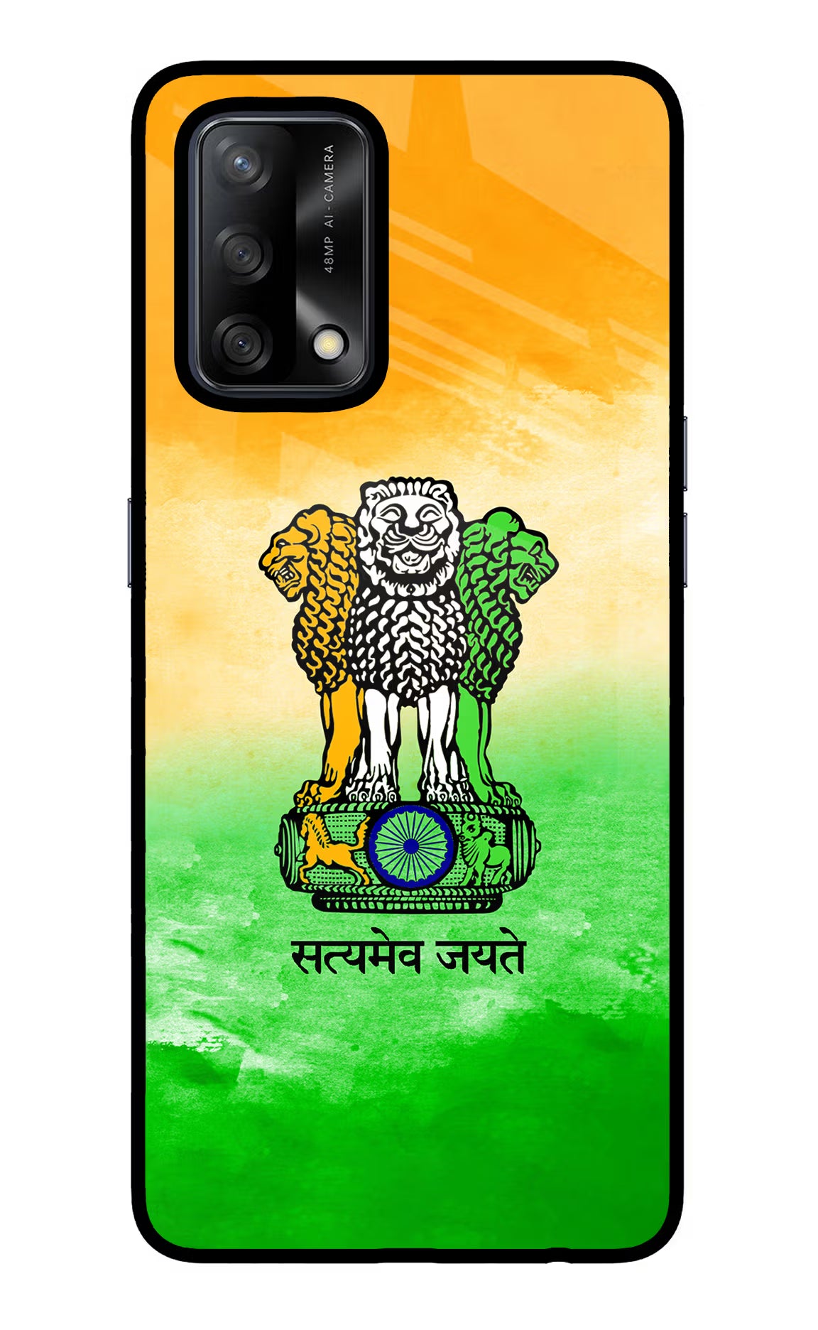 Satyamev Jayate Flag Oppo F19/F19s Glass Case - Satyamev Jayate Flag Oppo F19/F19s Glass Case Satyamev Jayate Flag Oppo F19/F19s Glass Case