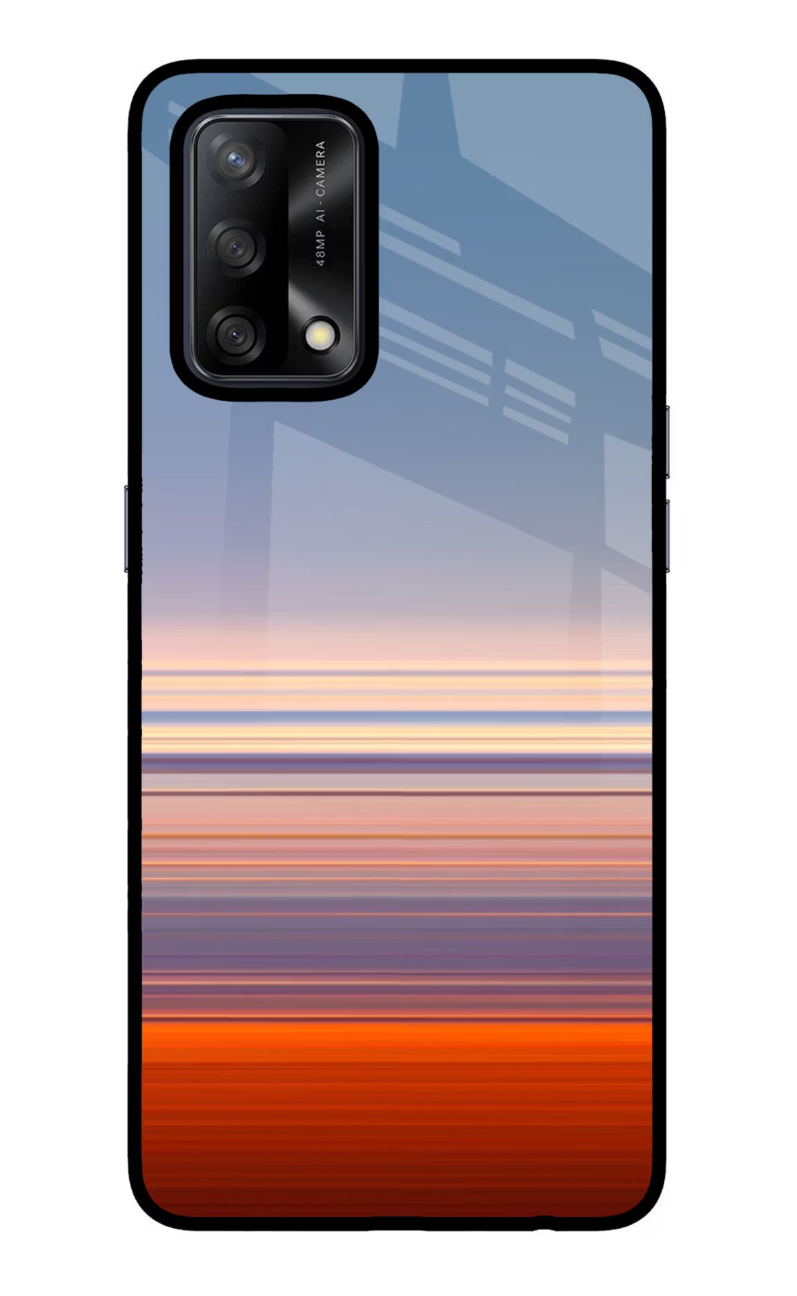 Morning Colors Oppo F19/F19s Glass Case - Morning Colors Oppo F19/F19s Glass Case Morning Colors Oppo F19/F19s Glass Case