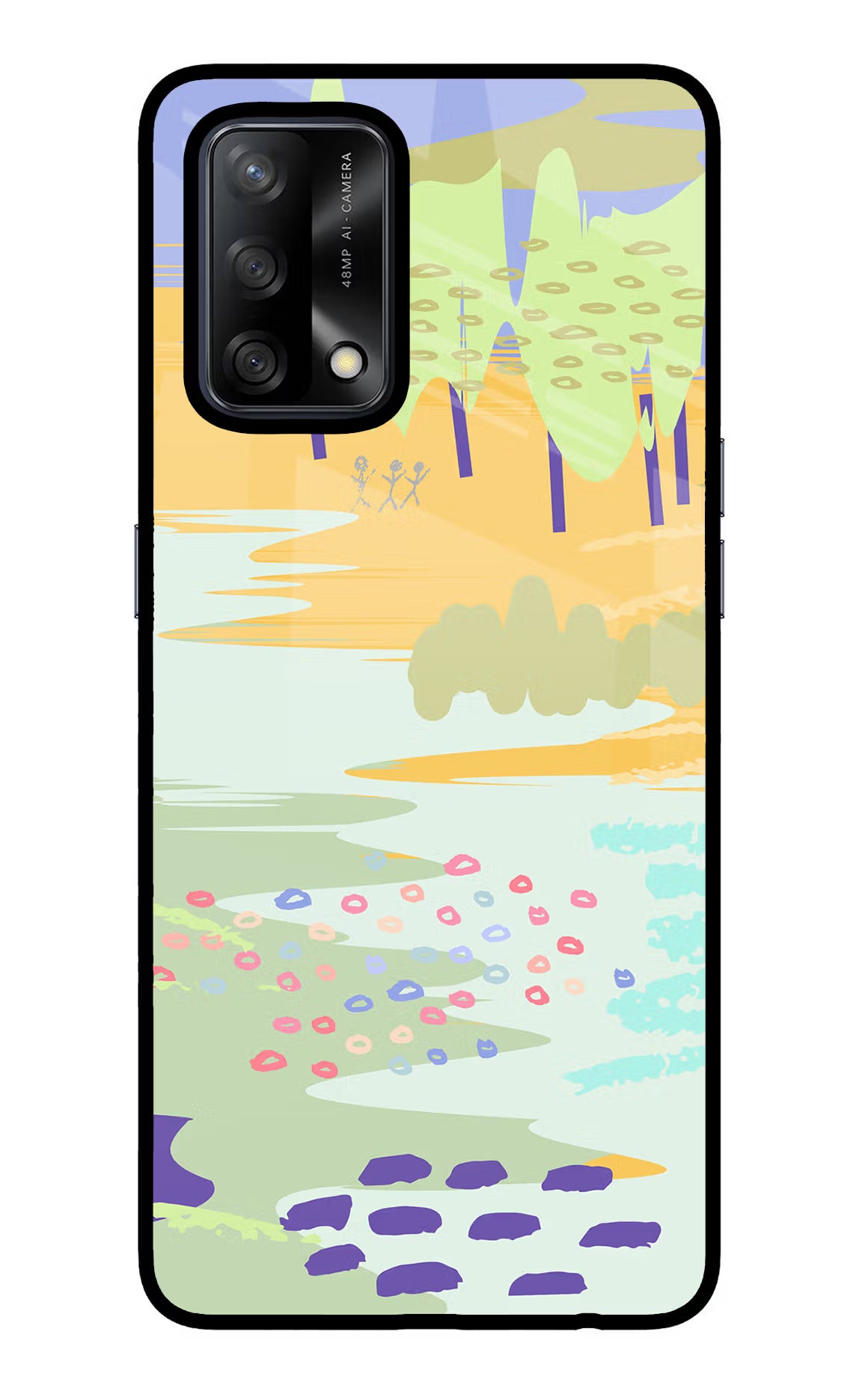 Scenery Oppo F19/F19s Back Cover - Scenery Oppo F19/F19s Glass Case Back Cover by Casekaro Scenery Oppo F19/F19s Glass Case Back Cover by Casekaro