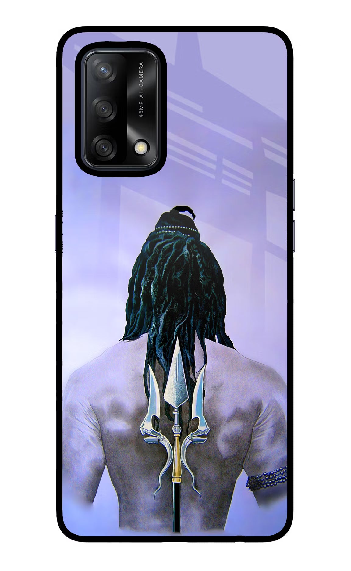Shiva Oppo F19/F19s Back Cover - Shiva Oppo F19/F19s Glass Case Back Cover by Casekaro Shiva Oppo F19/F19s Glass Case Back Cover by Casekaro