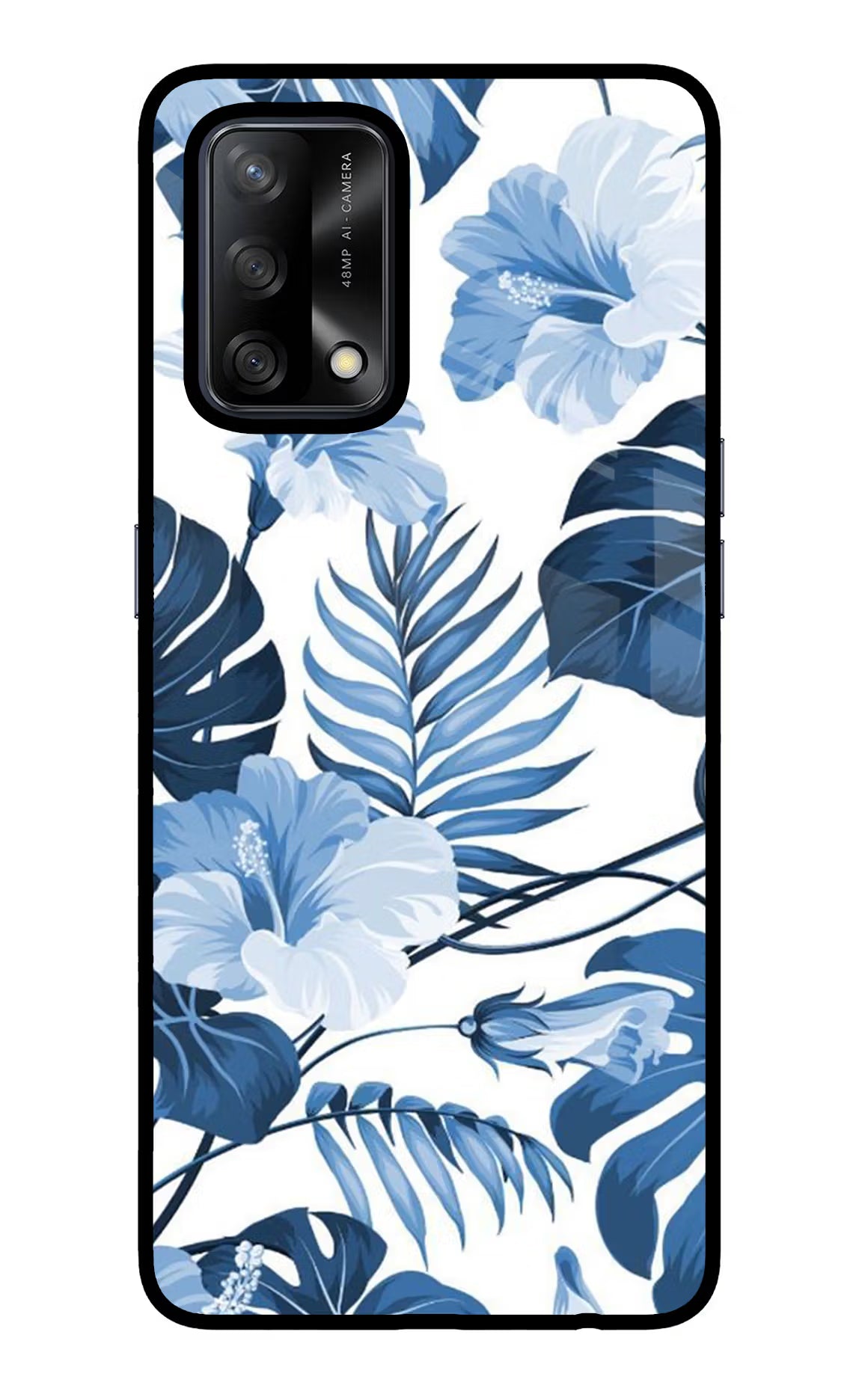 Fabric Art Oppo F19/F19s Back Cover - Fabric Art Oppo F19/F19s Glass Case Back Cover by Casekaro Fabric Art Oppo F19/F19s Glass Case Back Cover by Casekaro
