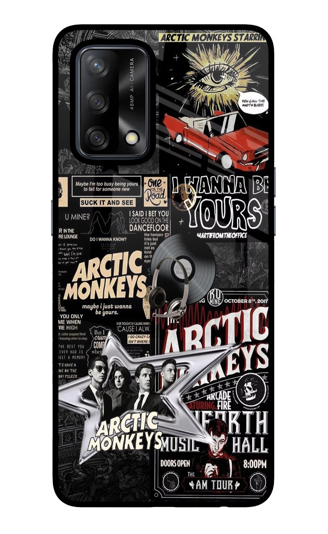 Arctic Monkeys Oppo F19/F19s Glass Case - Arctic Monkeys Oppo F19/F19s Glass Case Arctic Monkeys Oppo F19/F19s Glass Case
