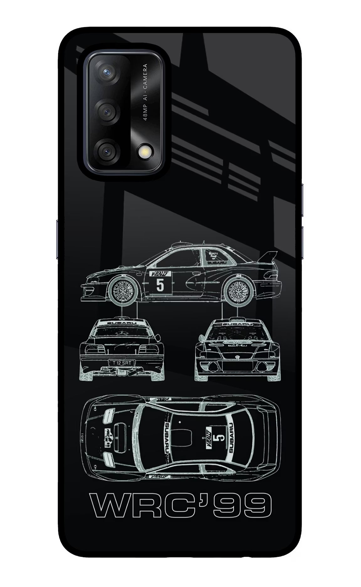 WRC'99 Oppo F19/F19s Glass Case - WRC'99 Oppo F19/F19s Glass Case WRC'99 Oppo F19/F19s Glass Case