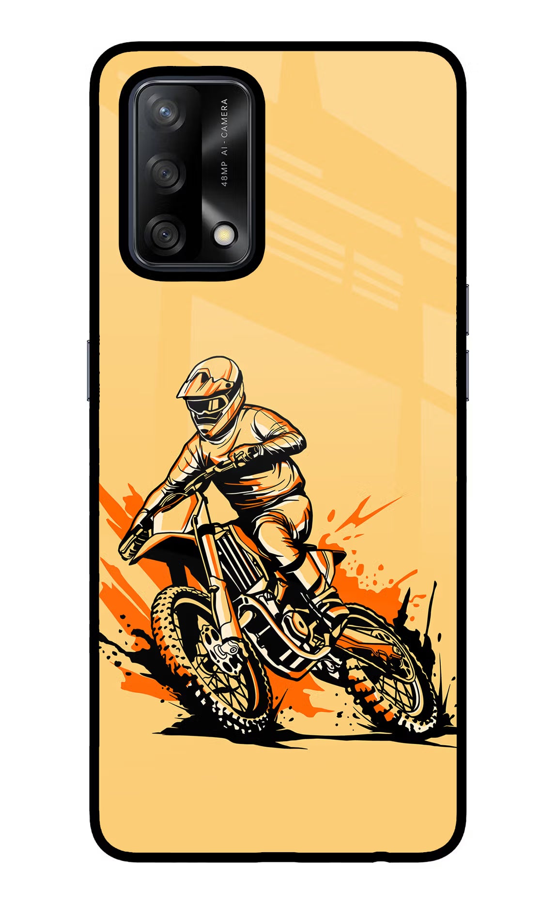 Off-Road Fury Oppo F19/F19s Back Cover - Off-Road Fury Oppo F19/F19s Glass Case Back Cover by Casekaro Off-Road Fury Oppo F19/F19s Glass Case Back Cover by Casekaro