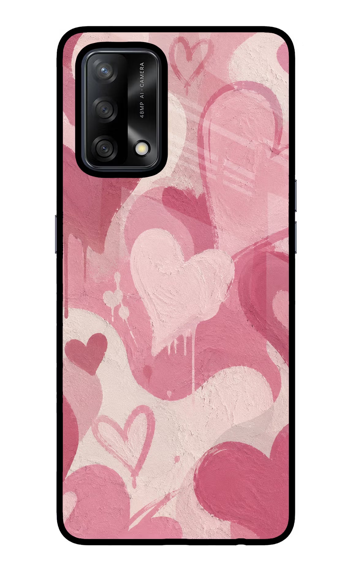 Hearty case Oppo F19/F19s Glass Case - Hearty case Oppo F19/F19s Glass Case Hearty case Oppo F19/F19s Glass Case
