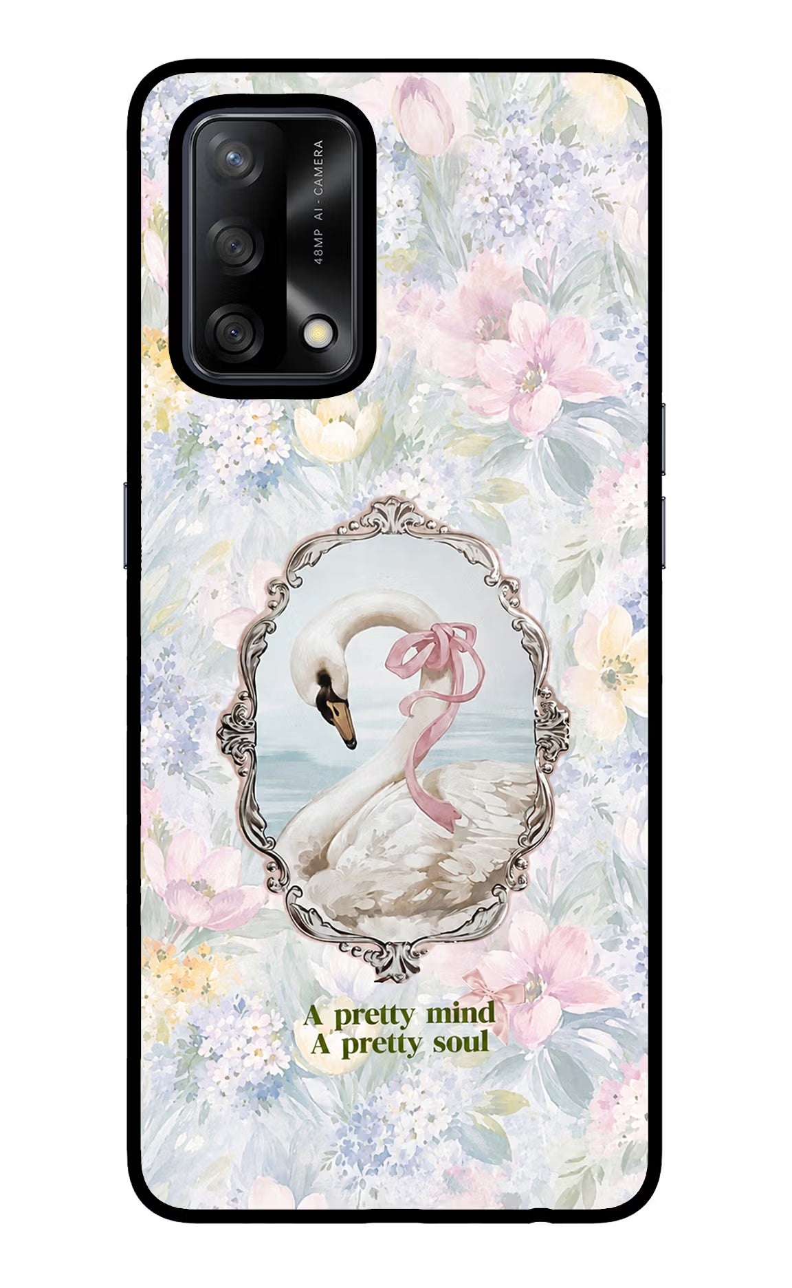 Pretty Mind Pretty Soul Oppo F19/F19s Glass Case - Pretty Mind Pretty Soul Oppo F19/F19s Glass Case Pretty Mind Pretty Soul Oppo F19/F19s Glass Case