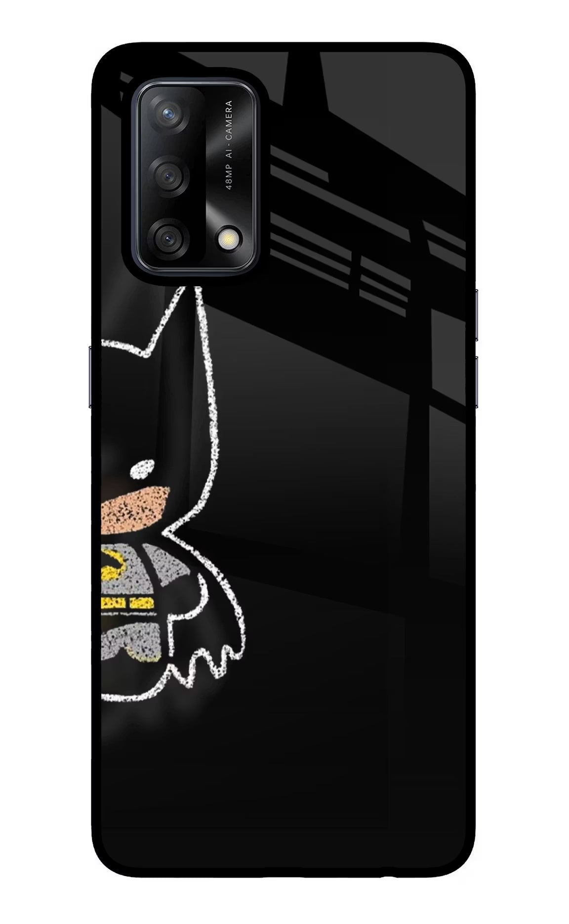 Bat Kitty Oppo F19/F19s Glass Case - Bat Kitty Oppo F19/F19s Glass Case Bat Kitty Oppo F19/F19s Glass Case