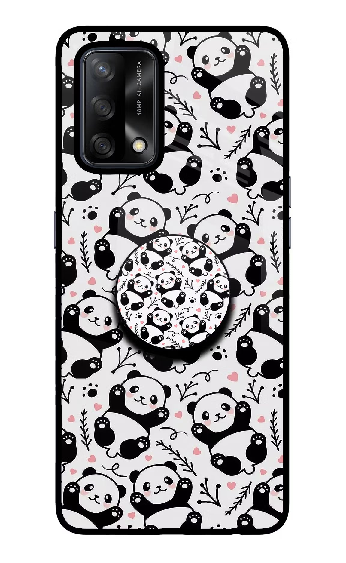 Cute Panda Oppo F19/F19s Pop Case - Cute Panda Oppo F19/F19s Pop Case by Casekaro Cute Panda Oppo F19/F19s Pop Case by Casekaro
