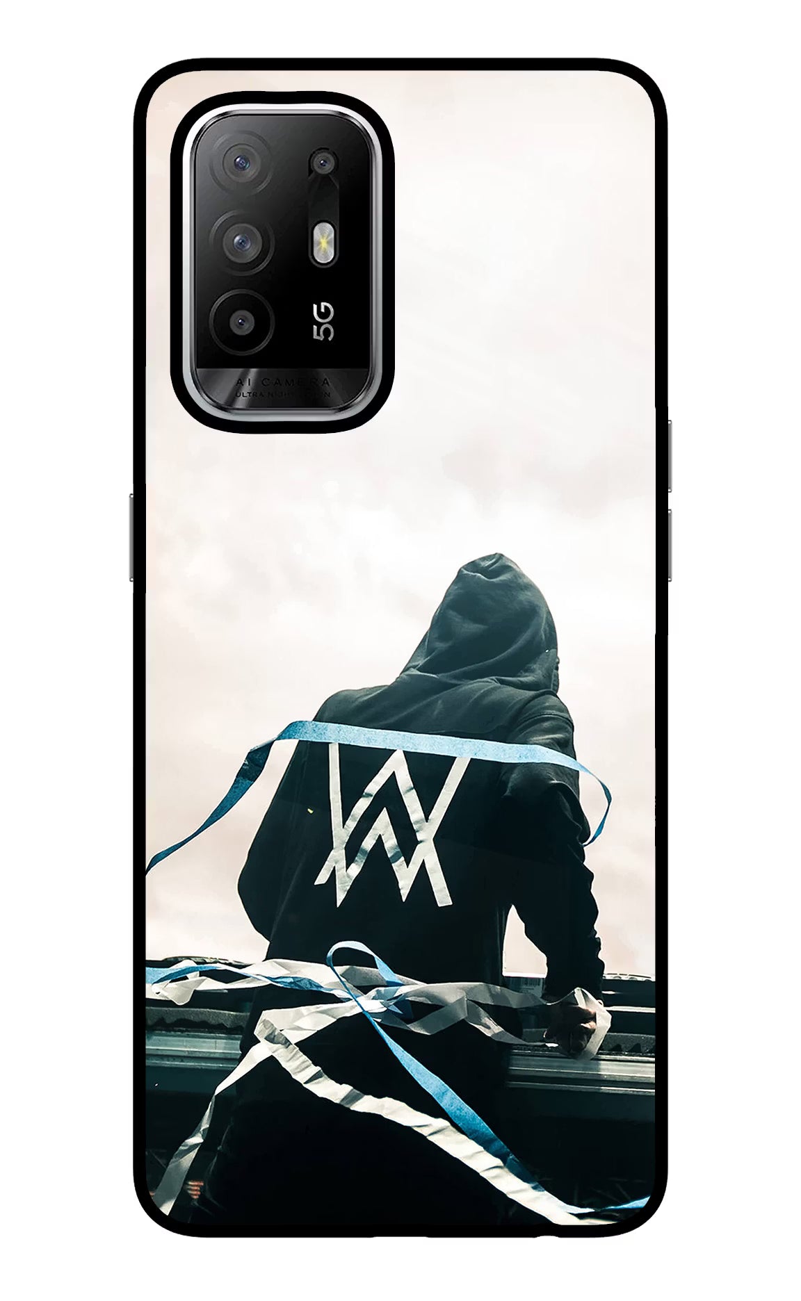 Alan Walker Oppo F19 Pro+ Back Cover - Alan Walker Oppo F19 Pro+ Glass Case Back Cover by Casekaro Alan Walker Oppo F19 Pro+ Glass Case Back Cover by Casekaro