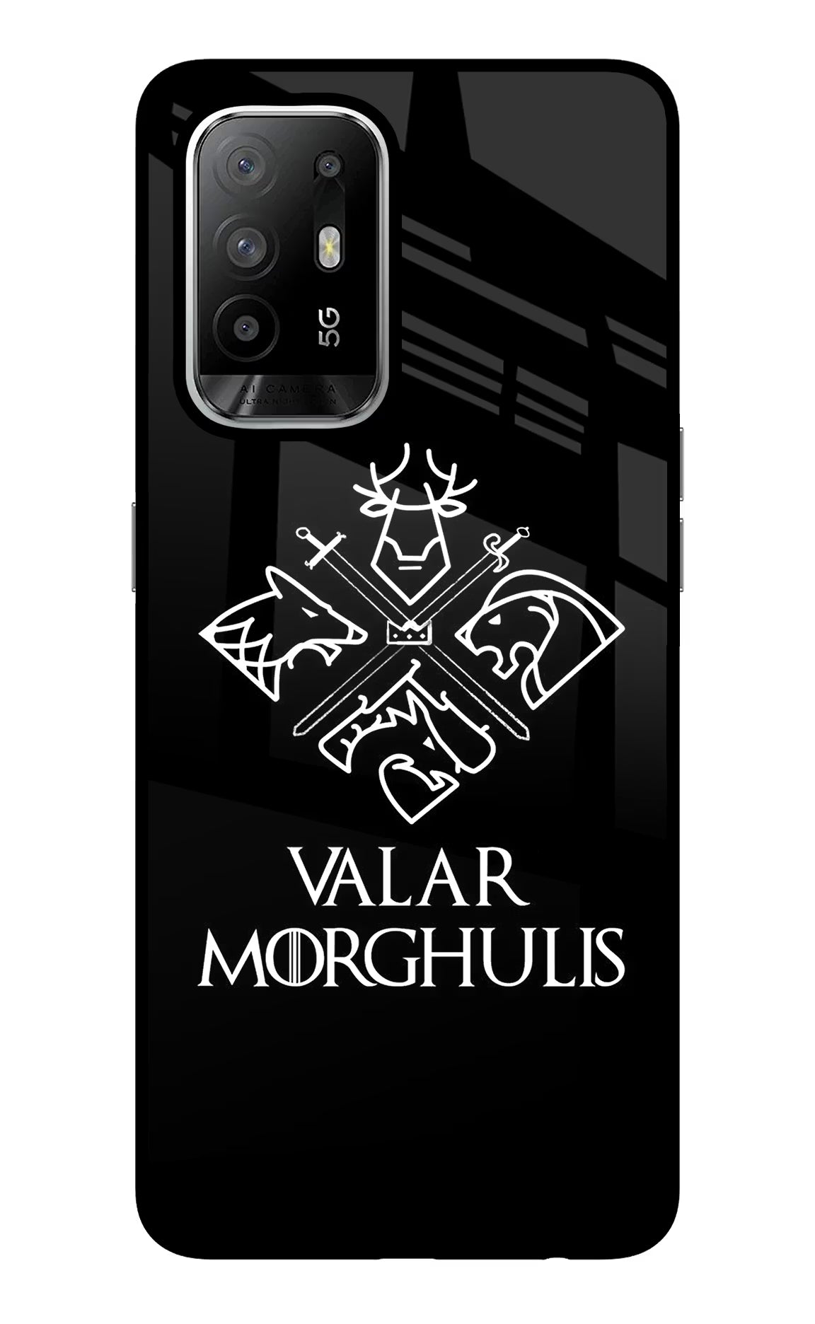 Valar Morghulis | Game Of Thrones Oppo F19 Pro+ Glass Case - Valar Morghulis | Game Of Thrones Oppo F19 Pro+ Glass Case Valar Morghulis | Game Of Thrones Oppo F19 Pro+ Glass Case