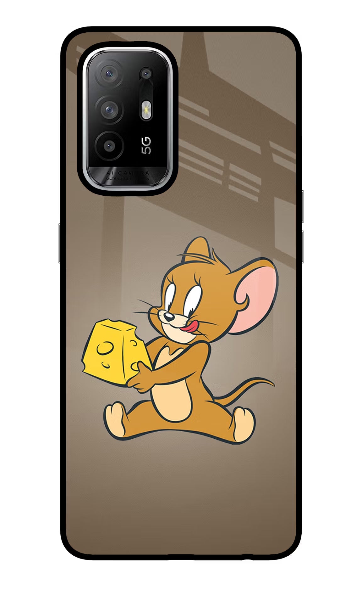 Jerry Oppo F19 Pro+ Glass Case - Jerry Oppo F19 Pro+ Glass Case Jerry Oppo F19 Pro+ Glass Case