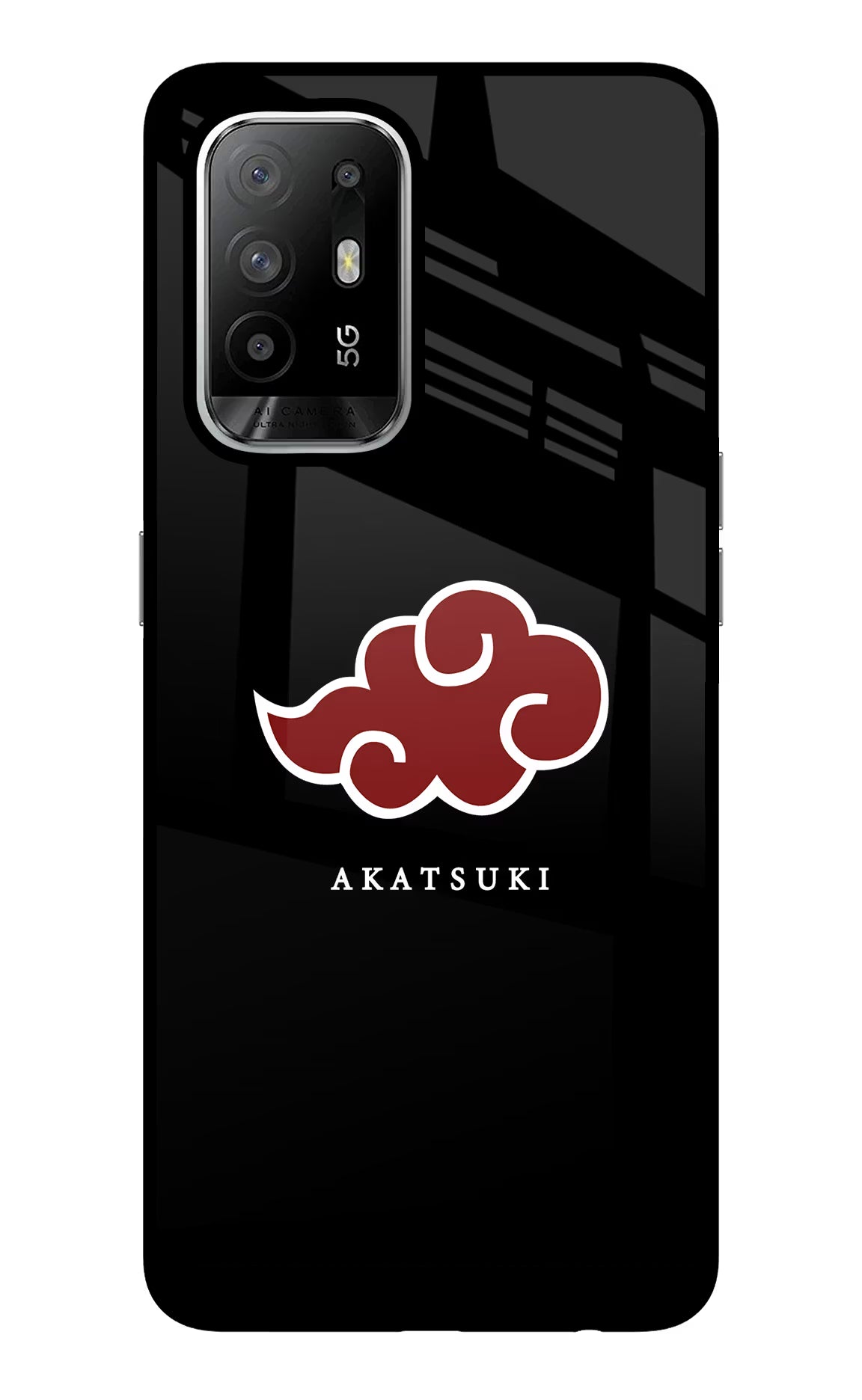 Akatsuki Oppo F19 Pro+ Back Cover - Akatsuki Oppo F19 Pro+ Glass Case Back Cover by Casekaro Akatsuki Oppo F19 Pro+ Glass Case Back Cover by Casekaro