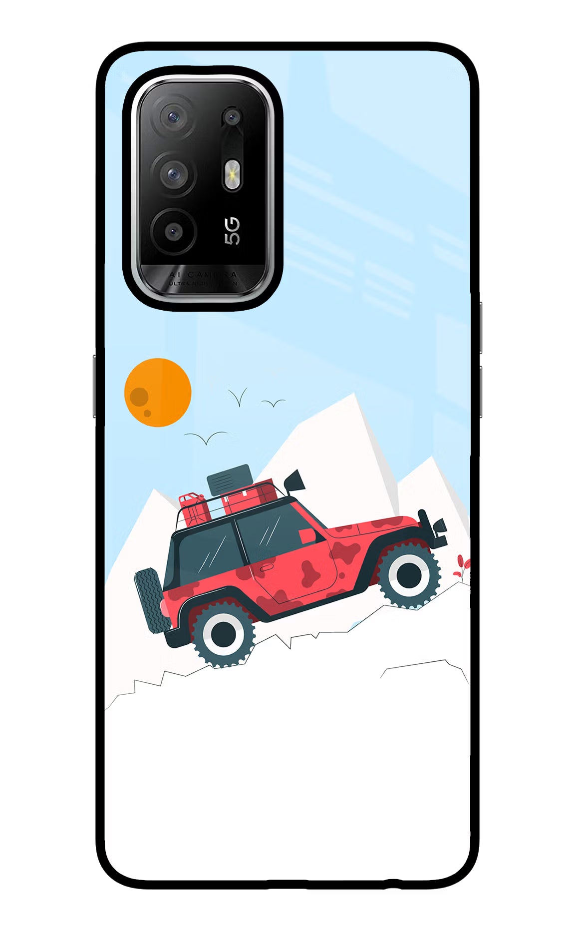 Mountain Trail Beast Oppo F19 Pro+ Glass Case - Mountain Trail Beast Oppo F19 Pro+ Glass Case Mountain Trail Beast Oppo F19 Pro+ Glass Case