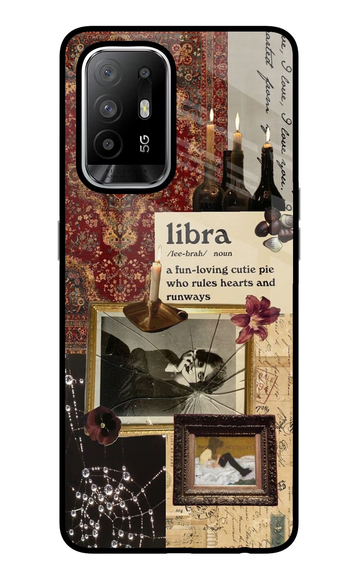 Libra Zodiac Oppo F19 Pro+ Back Cover - Libra Zodiac Oppo F19 Pro+ Glass Case Back Cover by Casekaro Libra Zodiac Oppo F19 Pro+ Glass Case Back Cover by Casekaro