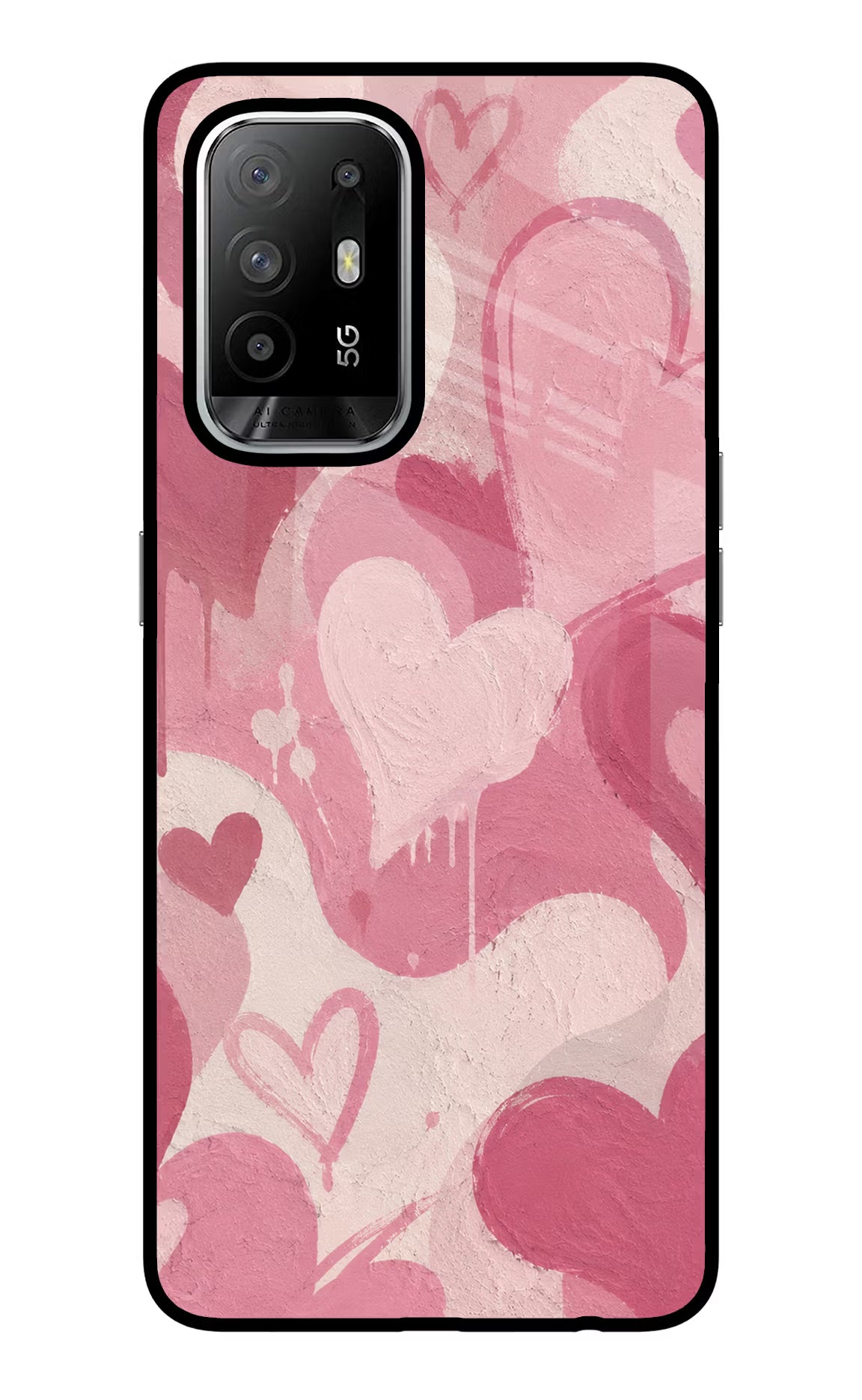 Hearty case Oppo F19 Pro+ Glass Case - Hearty case Oppo F19 Pro+ Glass Case Hearty case Oppo F19 Pro+ Glass Case