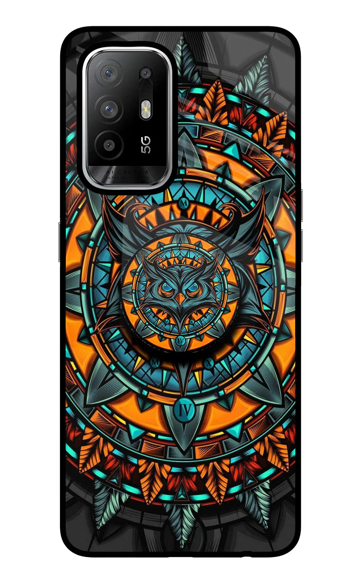 Angry Owl Oppo F19 Pro+ Glass Case - Angry Owl Oppo F19 Pro+ Glass Case Angry Owl Oppo F19 Pro+ Glass Case