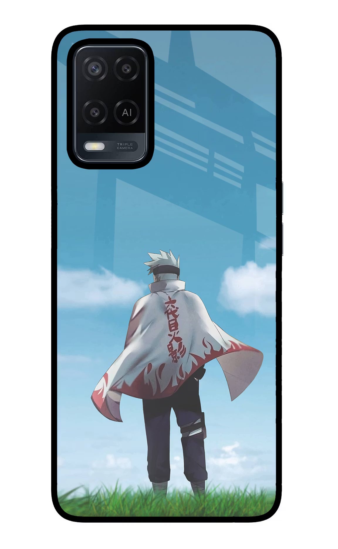 Kakashi Oppo A54 Glass Case - Kakashi Oppo A54 Glass Case Kakashi Oppo A54 Glass Case