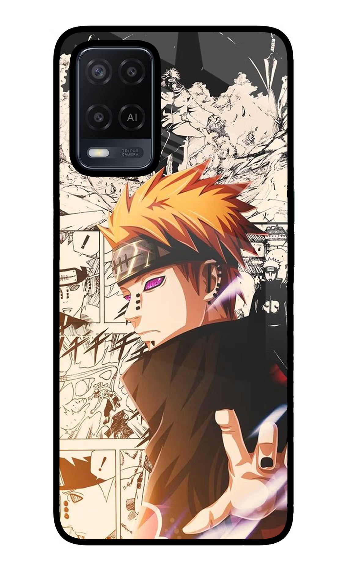 Pain Anime Oppo A54 Glass Case - Pain Anime Oppo A54 Glass Case Pain Anime Oppo A54 Glass Case