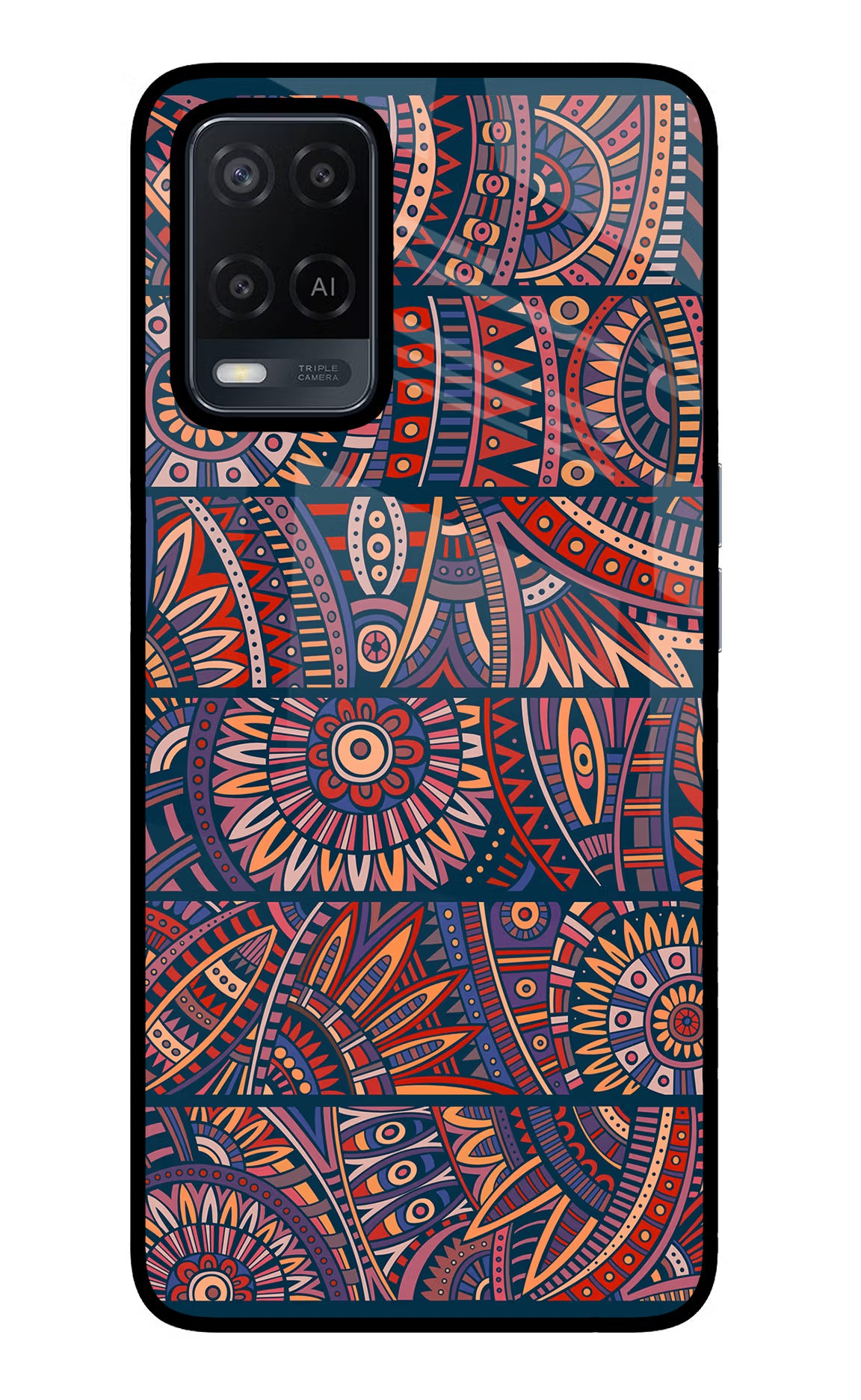 African Culture Design Oppo A54 Glass Case - African Culture Design Oppo A54 Glass Case African Culture Design Oppo A54 Glass Case