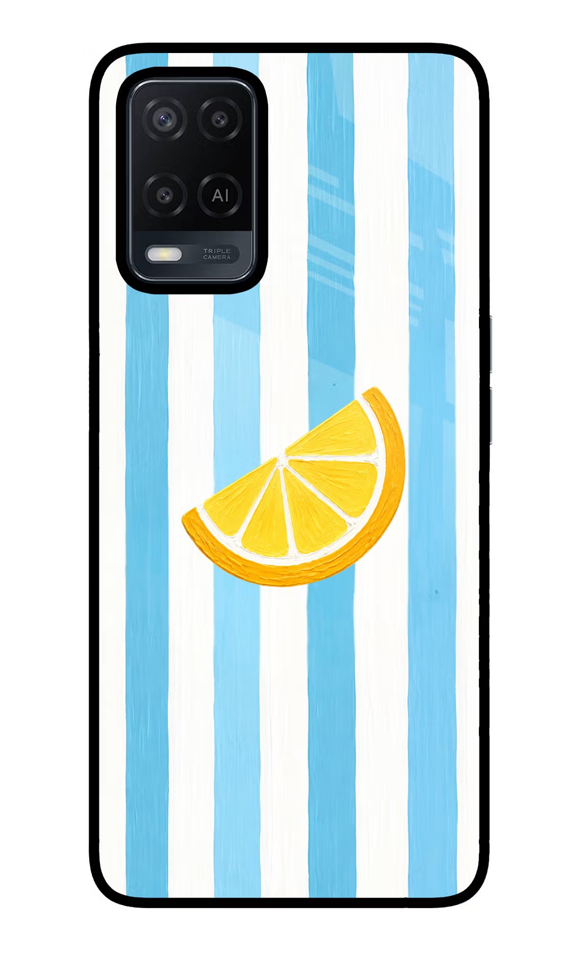 Summer Lemon Oppo A54 Glass Case - Summer Lemon Oppo A54 Glass Case Summer Lemon Oppo A54 Glass Case