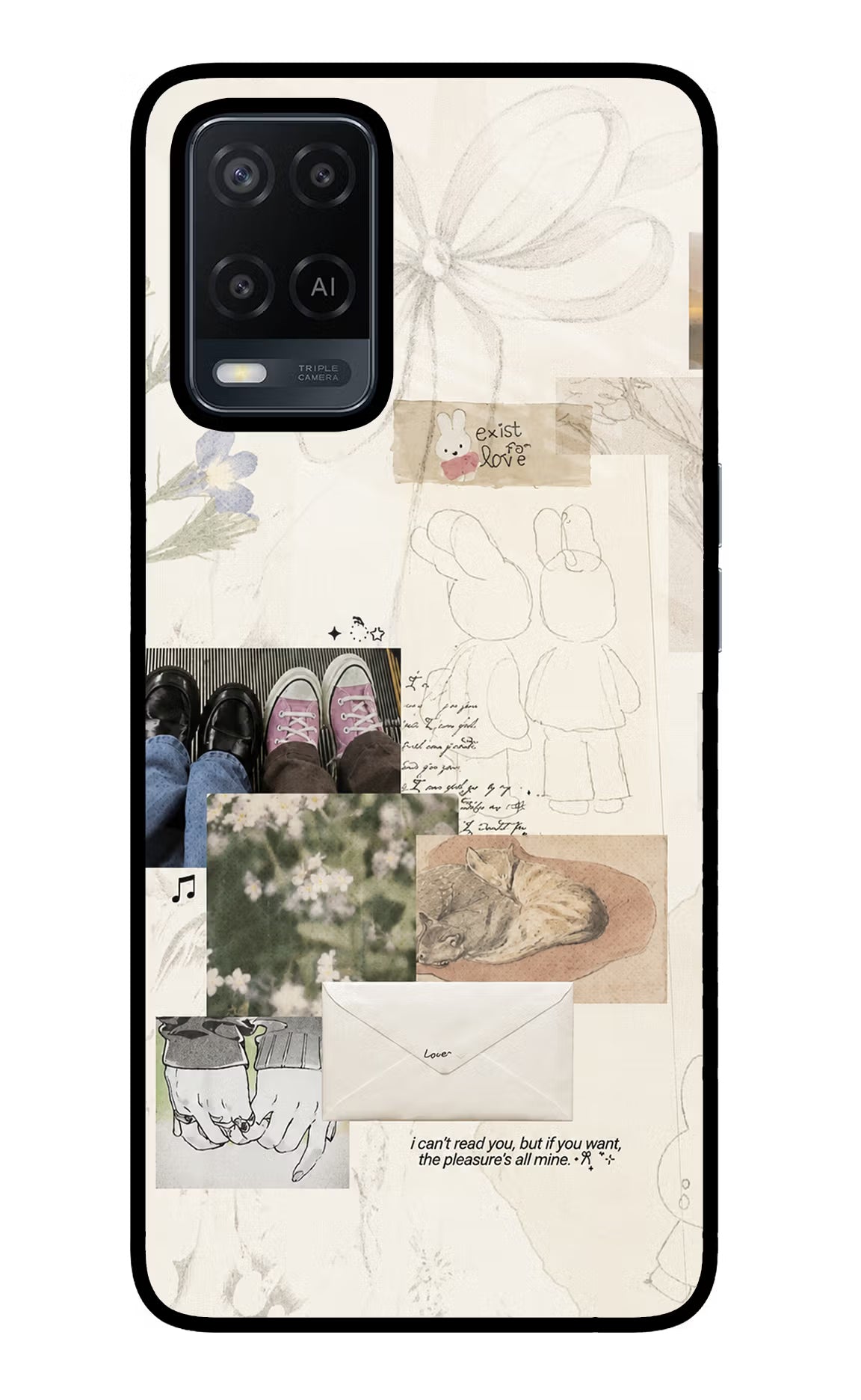 Soft Aesthetic Oppo A54 Glass Case - Soft Aesthetic Oppo A54 Glass Case Soft Aesthetic Oppo A54 Glass Case