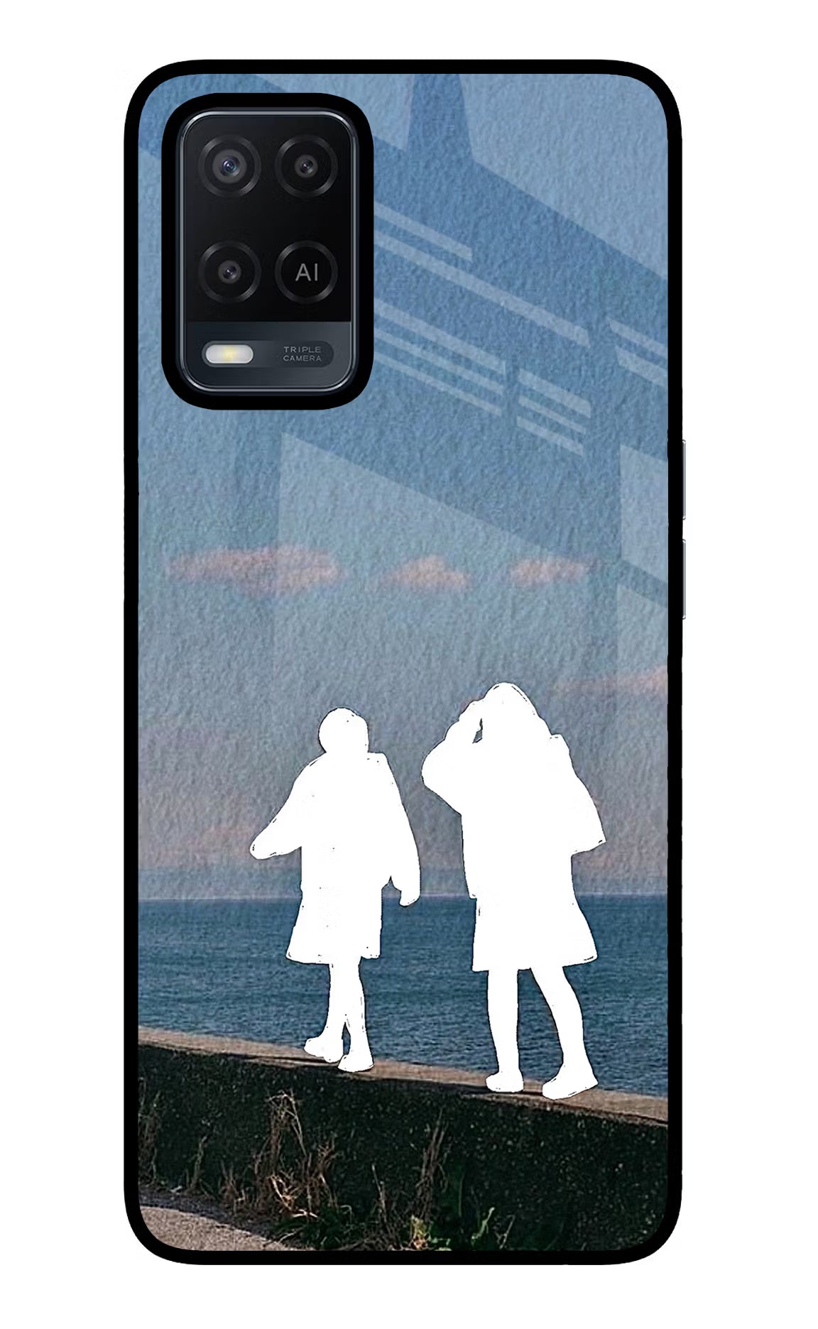 Coastal Dream Oppo A54 Glass Case - Coastal Dream Oppo A54 Glass Case Coastal Dream Oppo A54 Glass Case